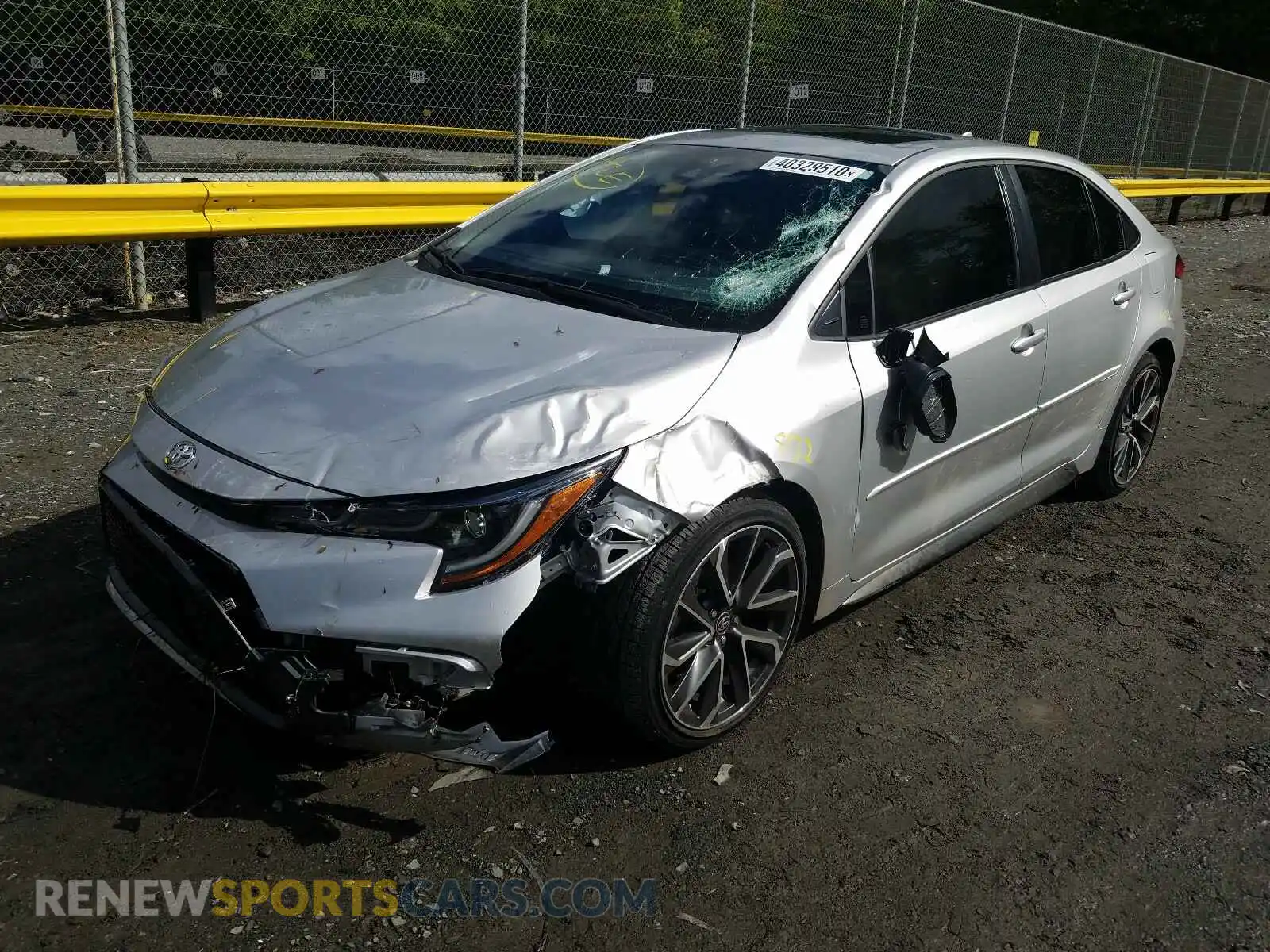 2 Photograph of a damaged car JTDP4RCE1LJ040973 TOYOTA COROLLA 2020