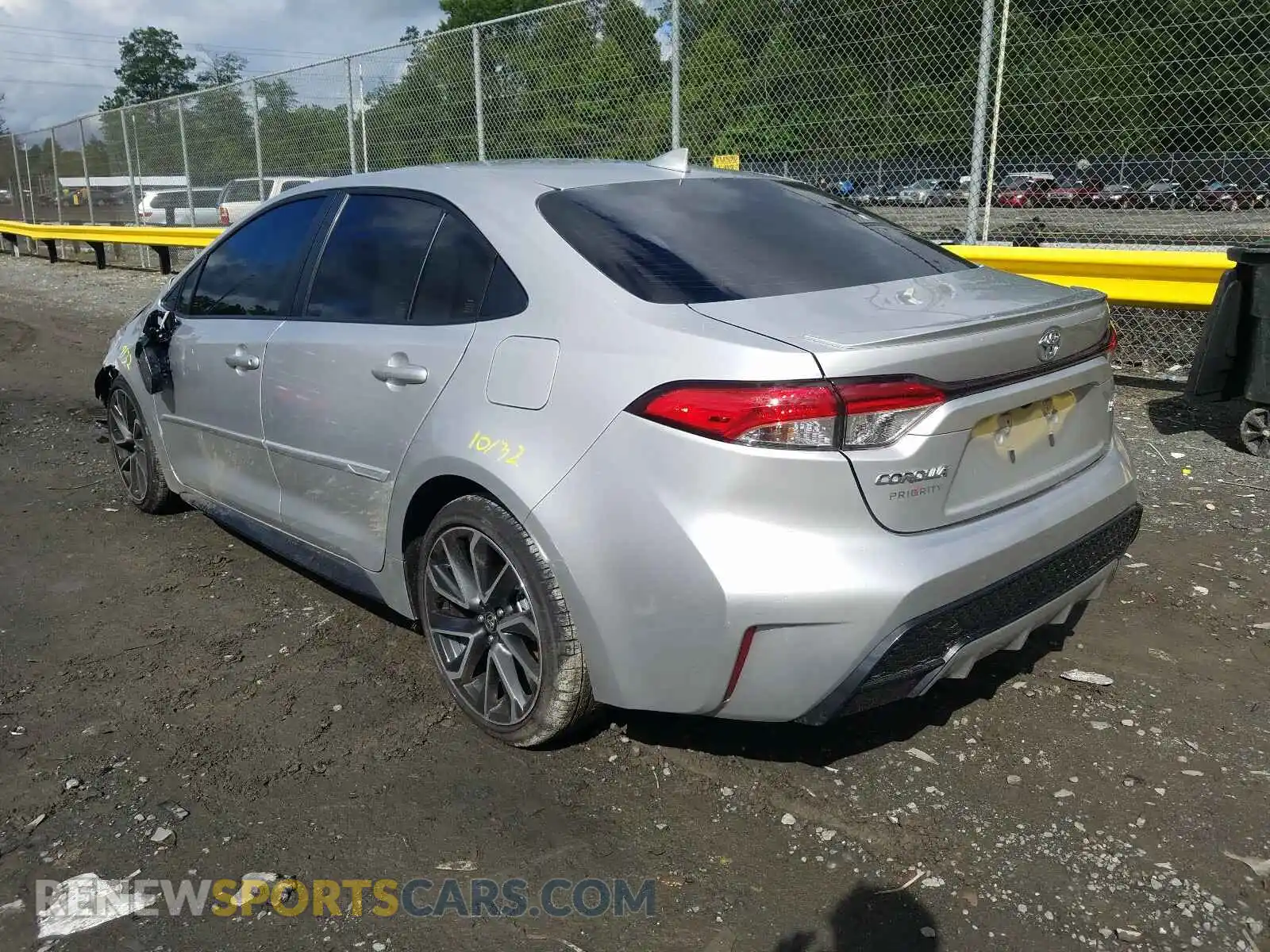 3 Photograph of a damaged car JTDP4RCE1LJ040973 TOYOTA COROLLA 2020