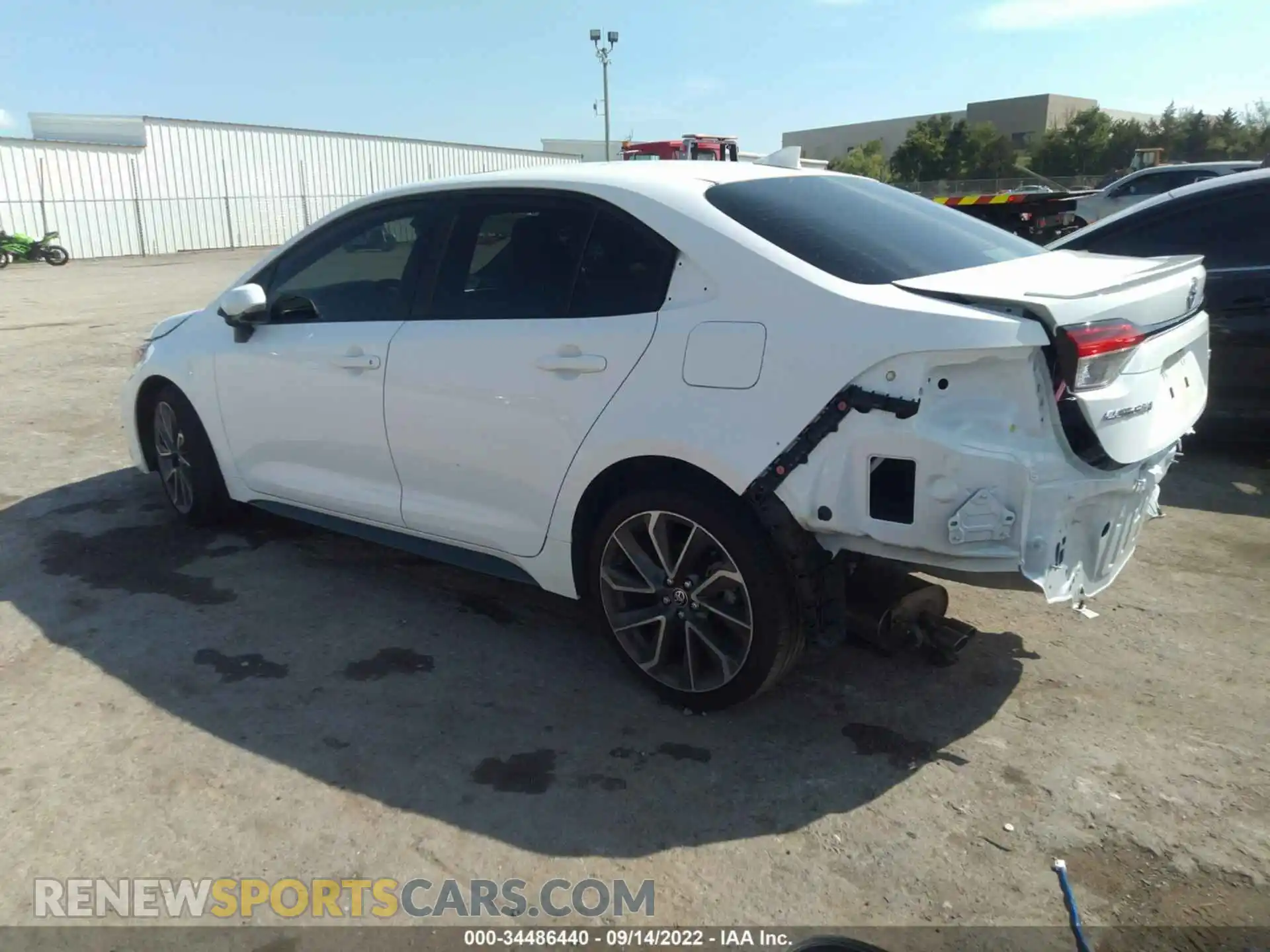 3 Фотография поврежденного автомобиля JTDP4RCE1LJ052363 TOYOTA COROLLA 2020