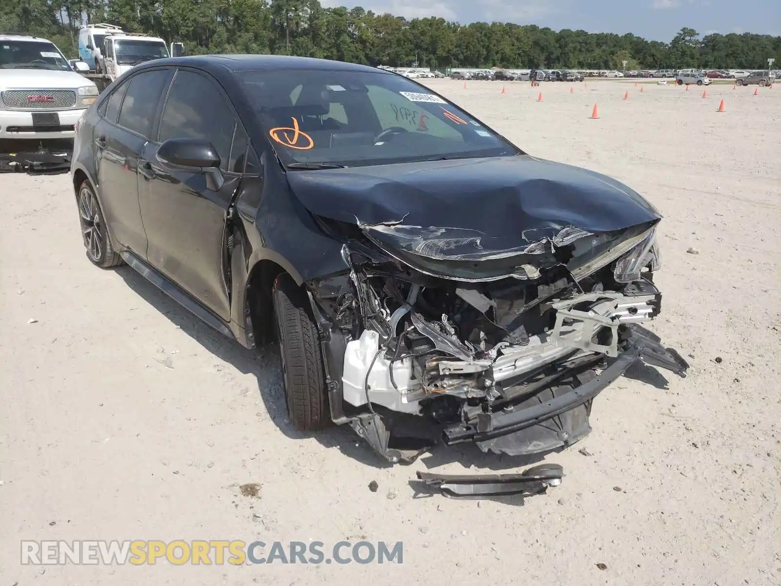 1 Photograph of a damaged car JTDP4RCE2LJ001793 TOYOTA COROLLA 2020