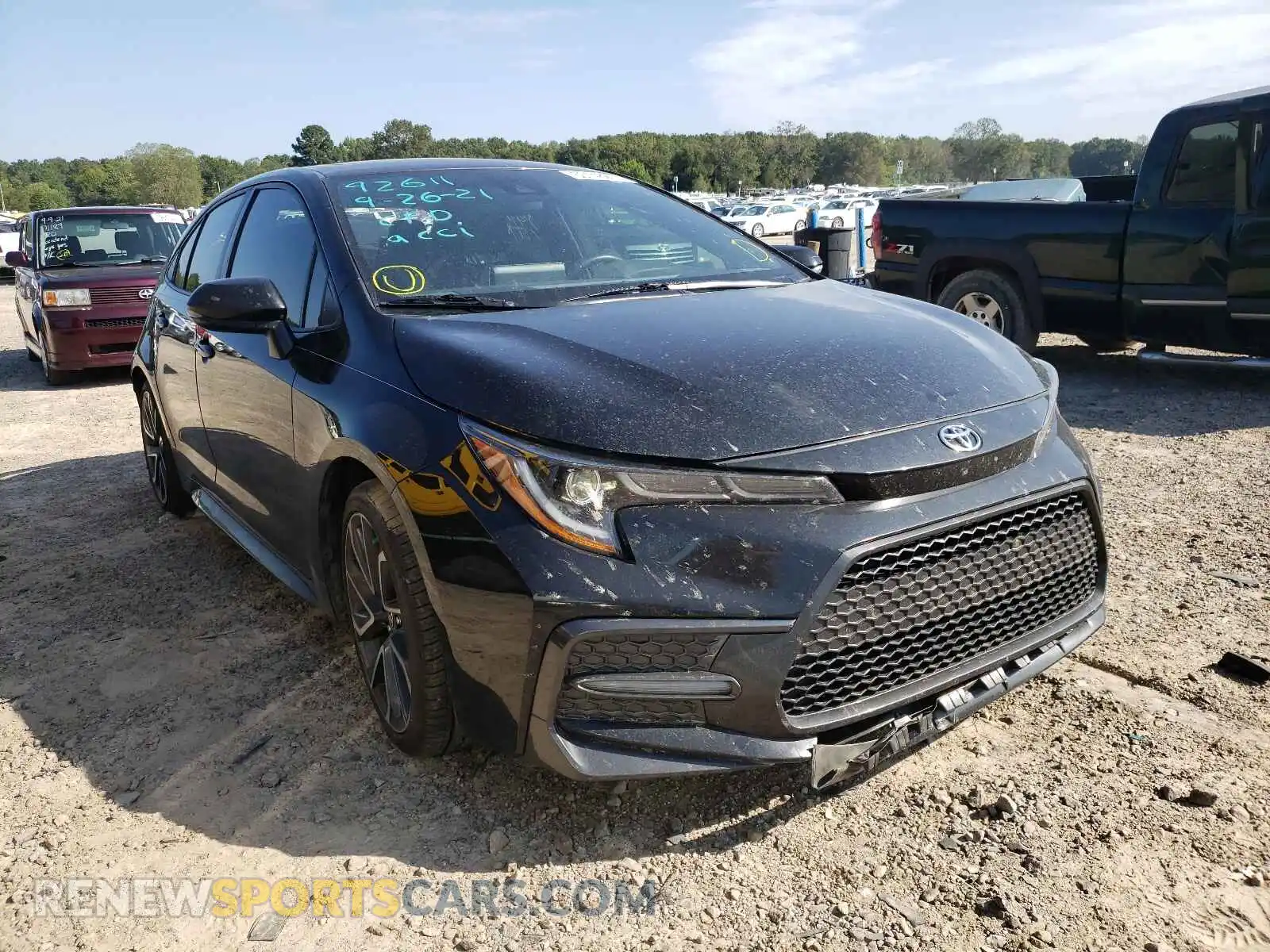 1 Photograph of a damaged car JTDP4RCE2LJ004158 TOYOTA COROLLA 2020