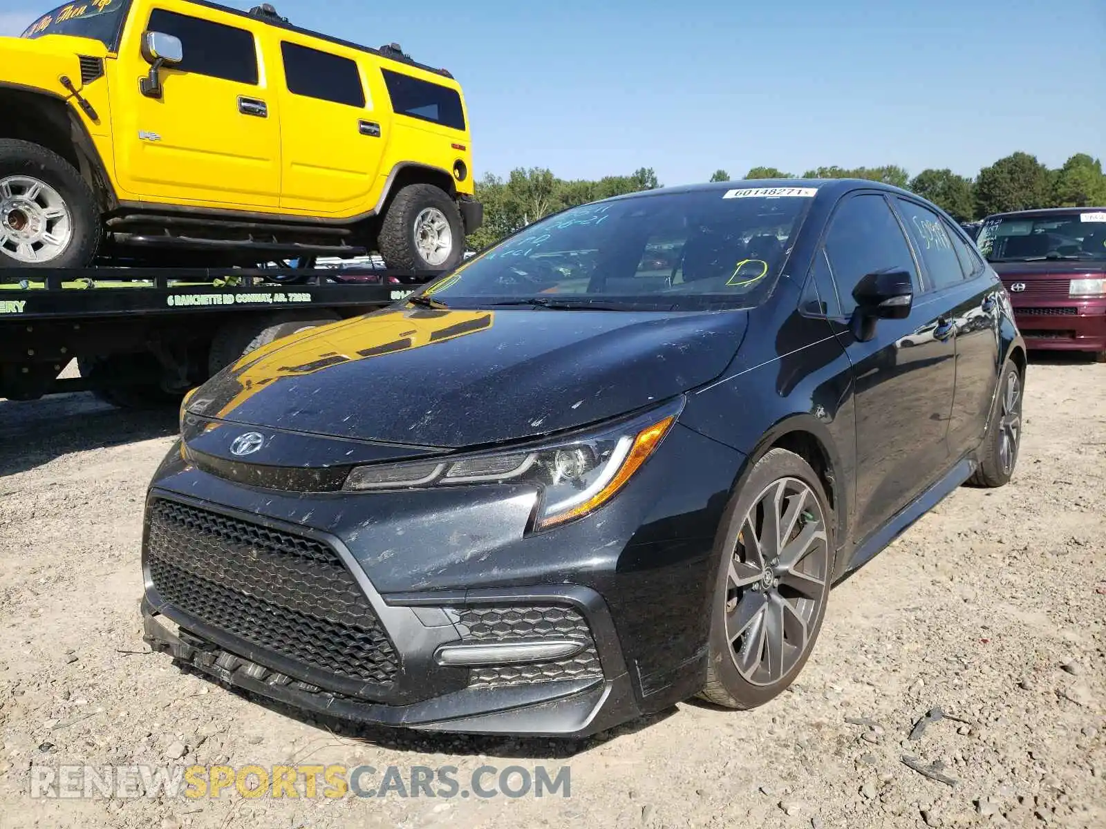 2 Photograph of a damaged car JTDP4RCE2LJ004158 TOYOTA COROLLA 2020