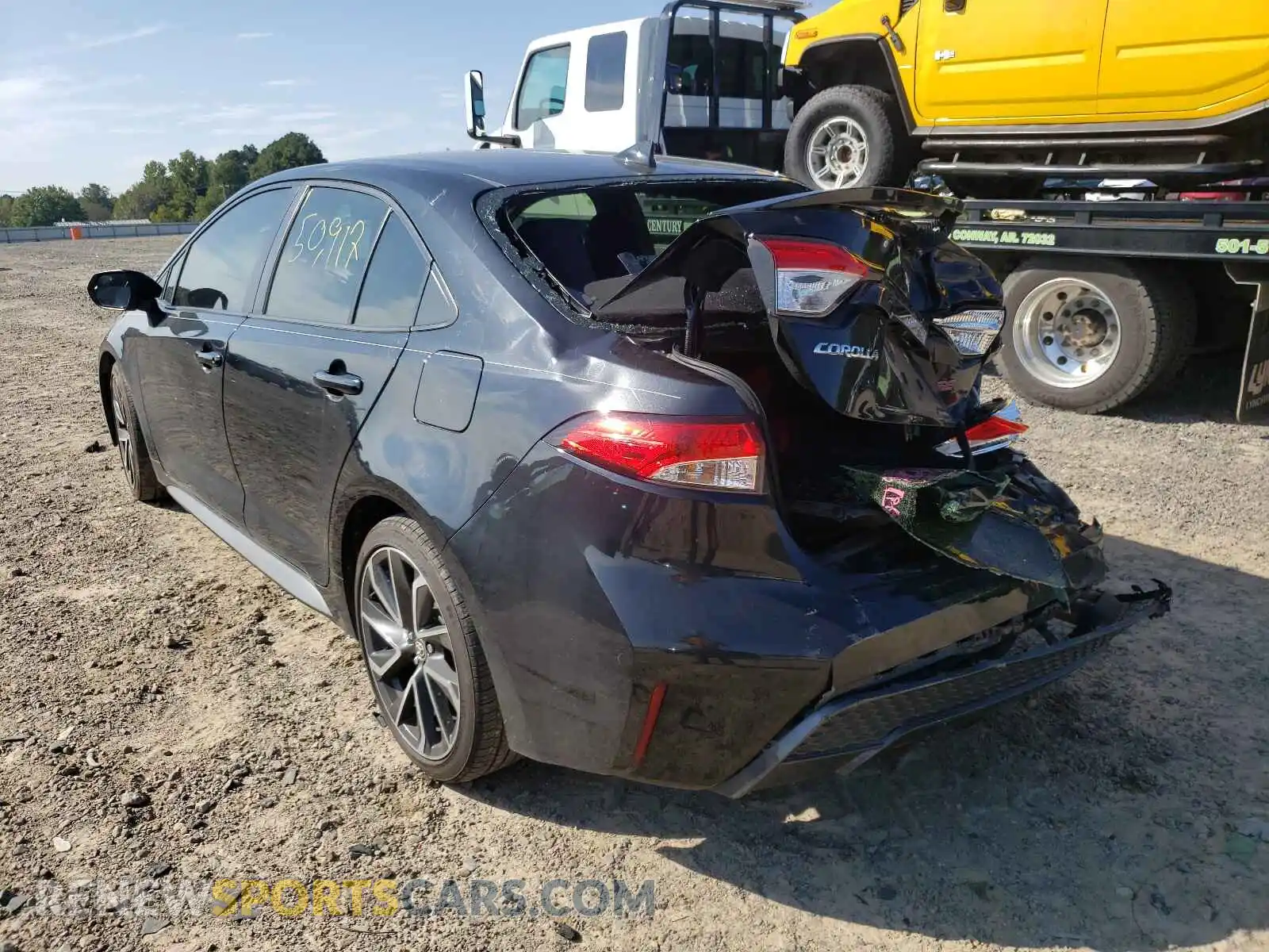 3 Photograph of a damaged car JTDP4RCE2LJ004158 TOYOTA COROLLA 2020