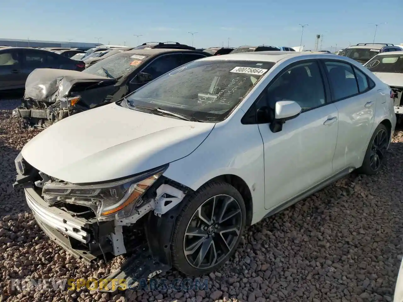1 Photograph of a damaged car JTDP4RCE2LJ005441 TOYOTA COROLLA 2020
