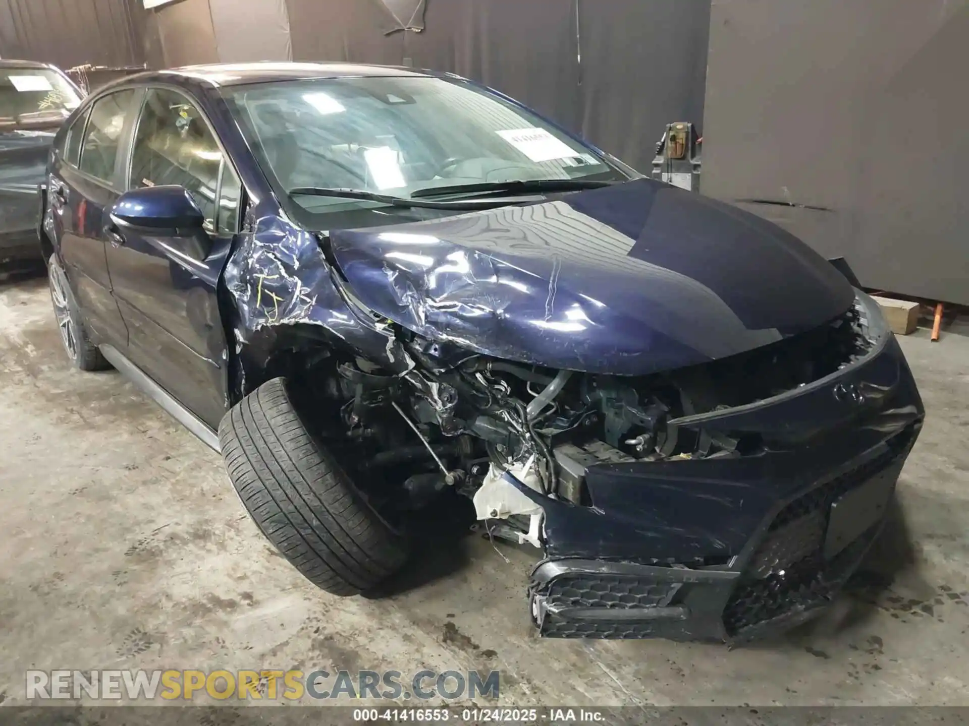 1 Photograph of a damaged car JTDP4RCE2LJ040268 TOYOTA COROLLA 2020