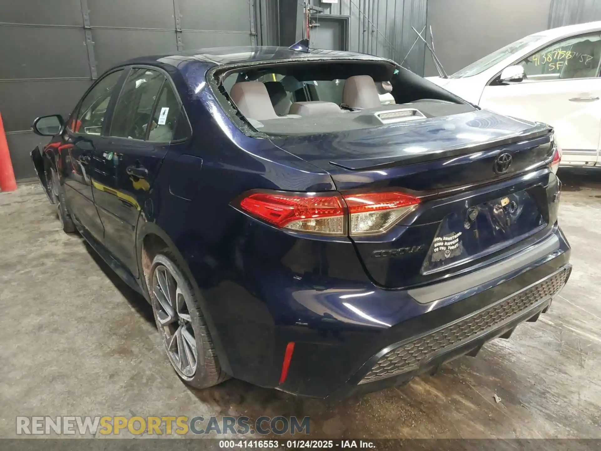 3 Photograph of a damaged car JTDP4RCE2LJ040268 TOYOTA COROLLA 2020