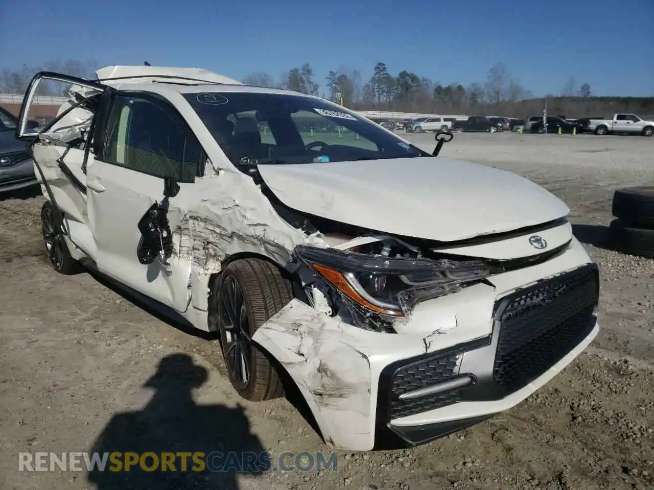 1 Photograph of a damaged car JTDP4RCE2LJ043509 TOYOTA COROLLA 2020