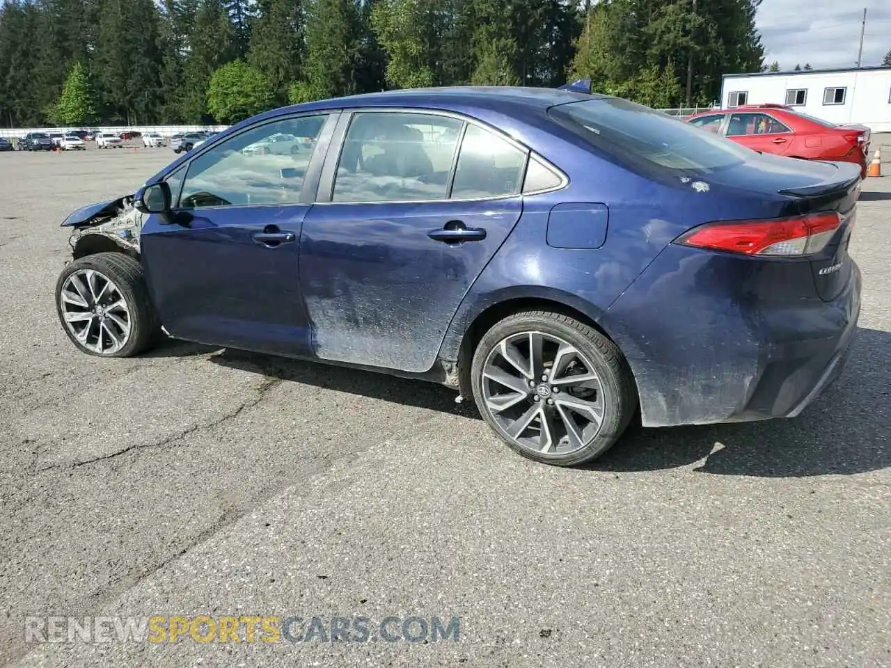 2 Photograph of a damaged car JTDP4RCE3LJ004394 TOYOTA COROLLA 2020