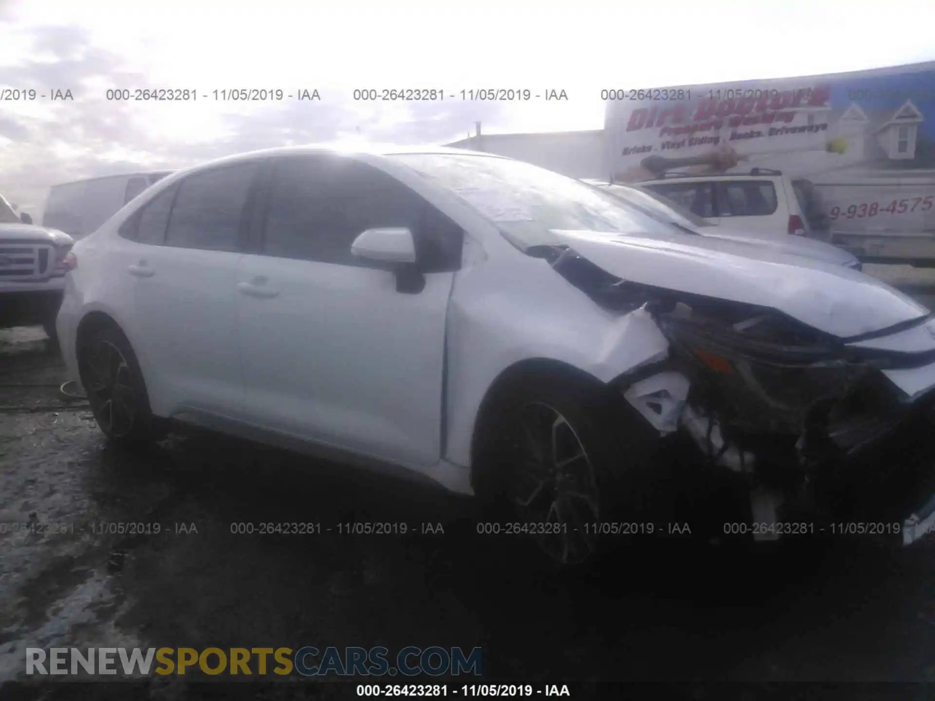 1 Photograph of a damaged car JTDP4RCE3LJ007277 TOYOTA COROLLA 2020