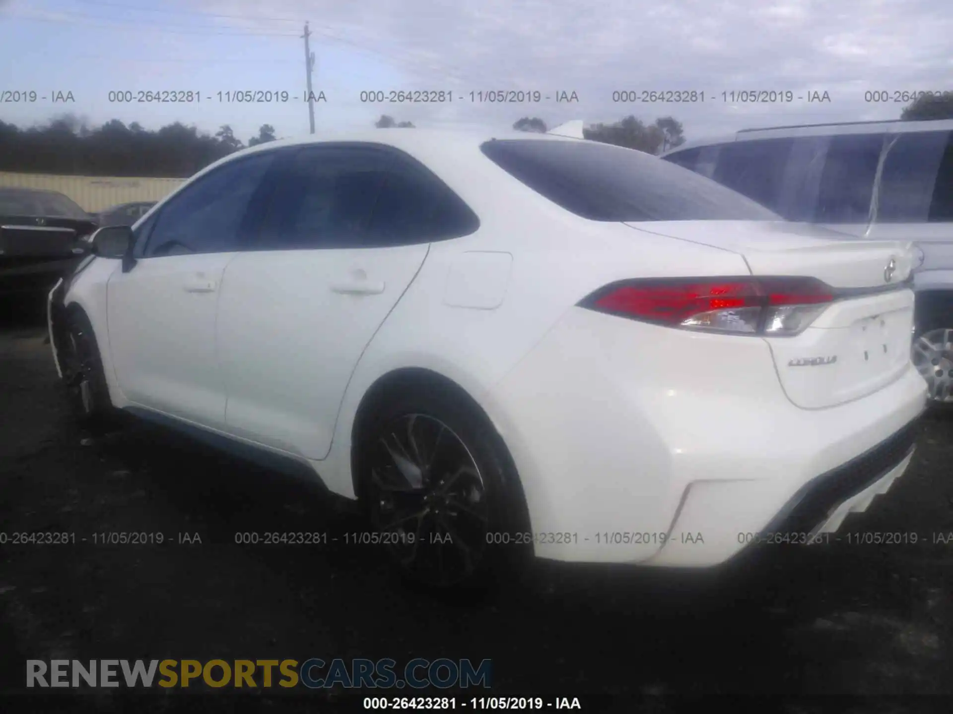3 Photograph of a damaged car JTDP4RCE3LJ007277 TOYOTA COROLLA 2020