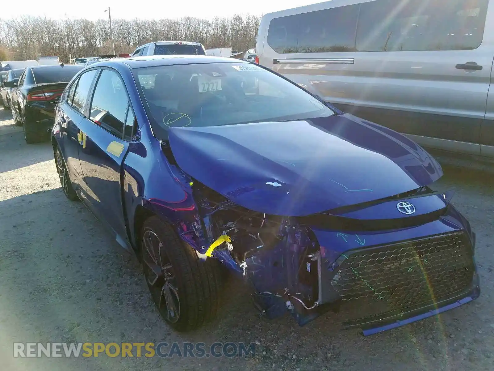 1 Photograph of a damaged car JTDP4RCE3LJ007280 TOYOTA COROLLA 2020