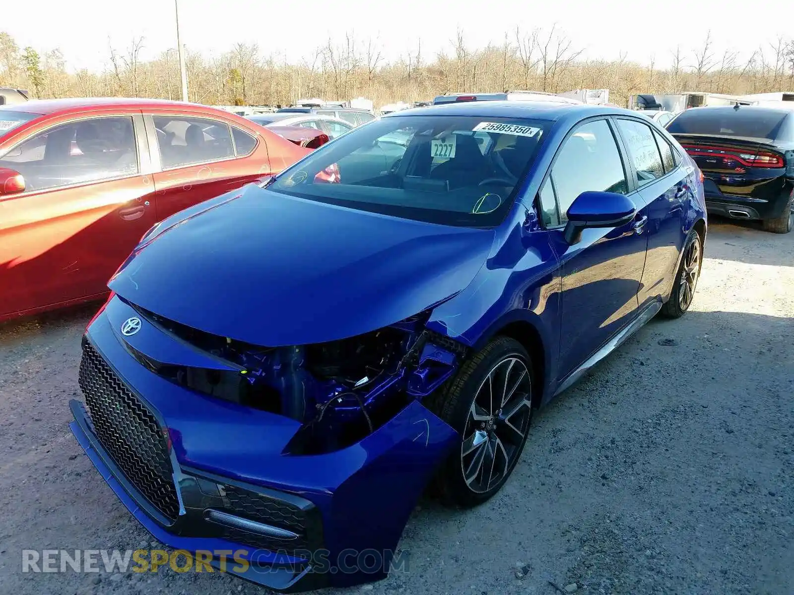 2 Photograph of a damaged car JTDP4RCE3LJ007280 TOYOTA COROLLA 2020