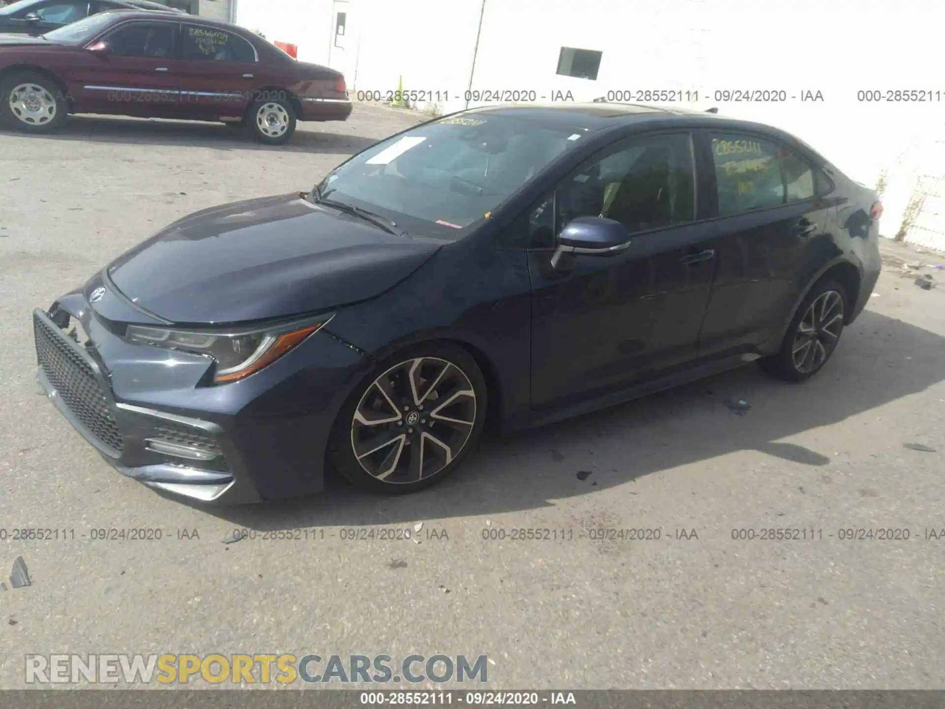 2 Photograph of a damaged car JTDP4RCE3LJ009756 TOYOTA COROLLA 2020