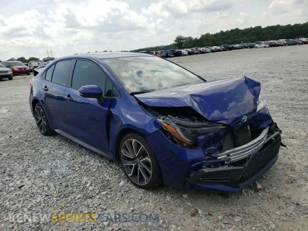 1 Photograph of a damaged car JTDP4RCE3LJ013841 TOYOTA COROLLA 2020