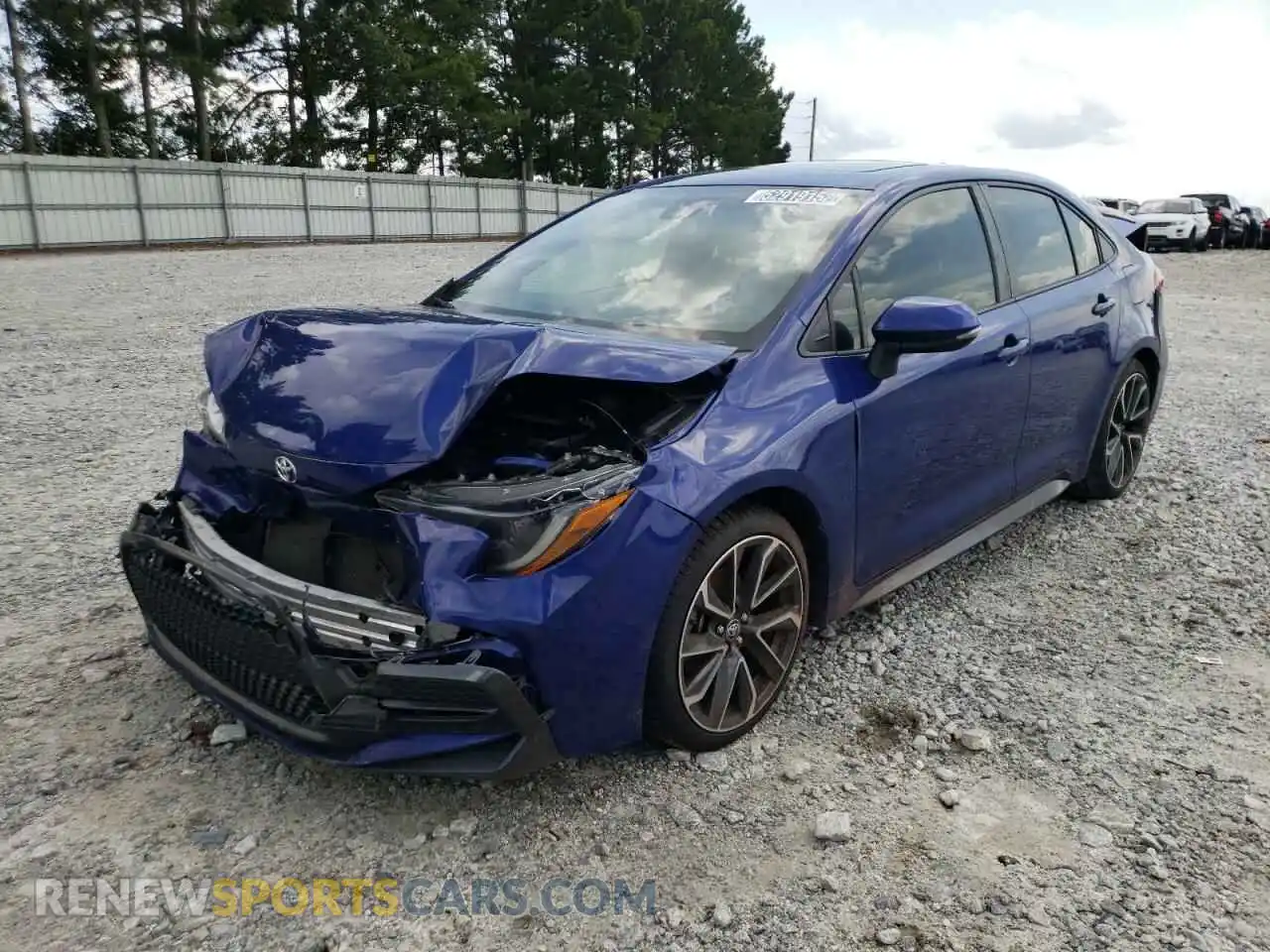 2 Photograph of a damaged car JTDP4RCE3LJ013841 TOYOTA COROLLA 2020