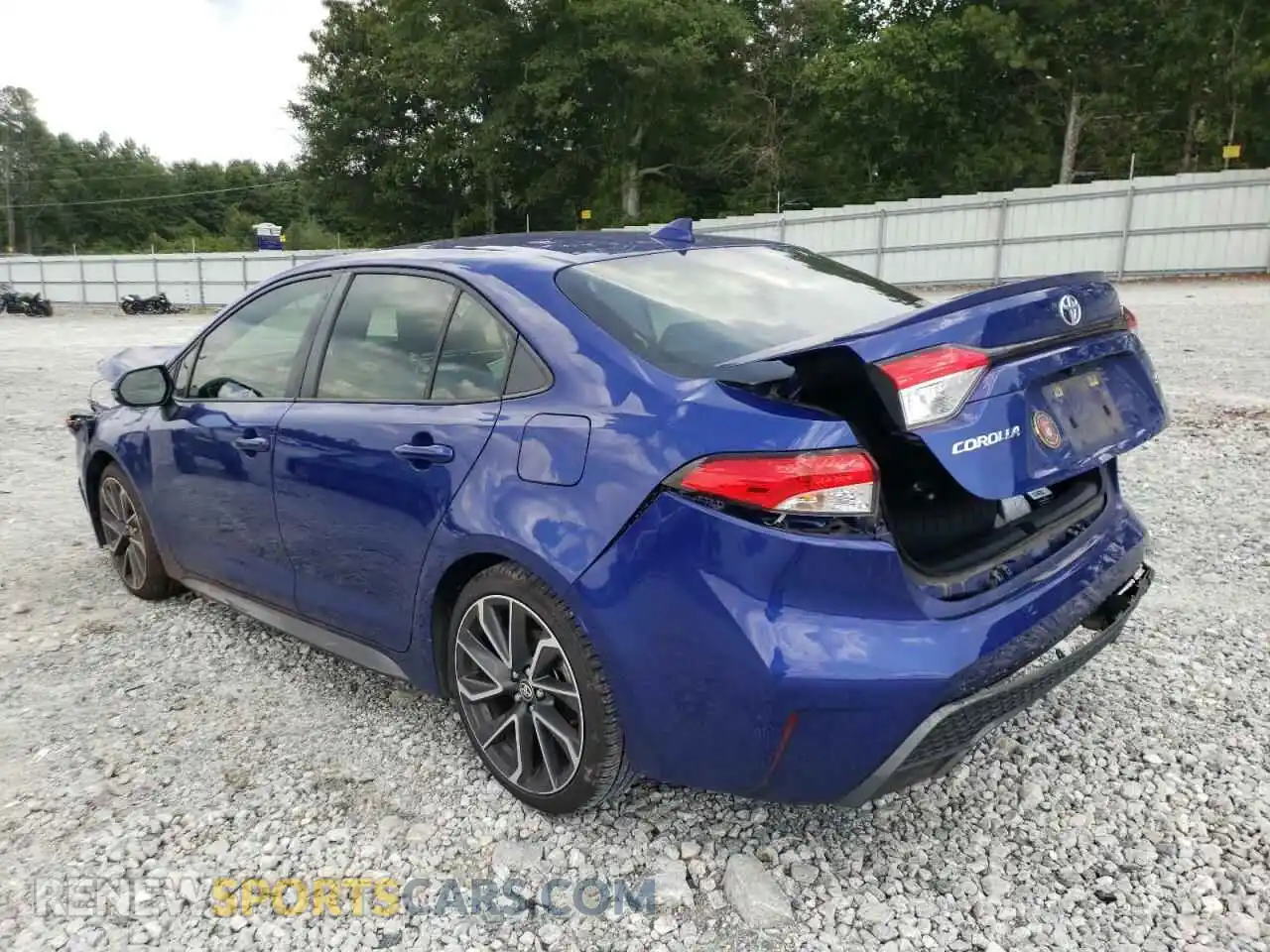 3 Photograph of a damaged car JTDP4RCE3LJ013841 TOYOTA COROLLA 2020