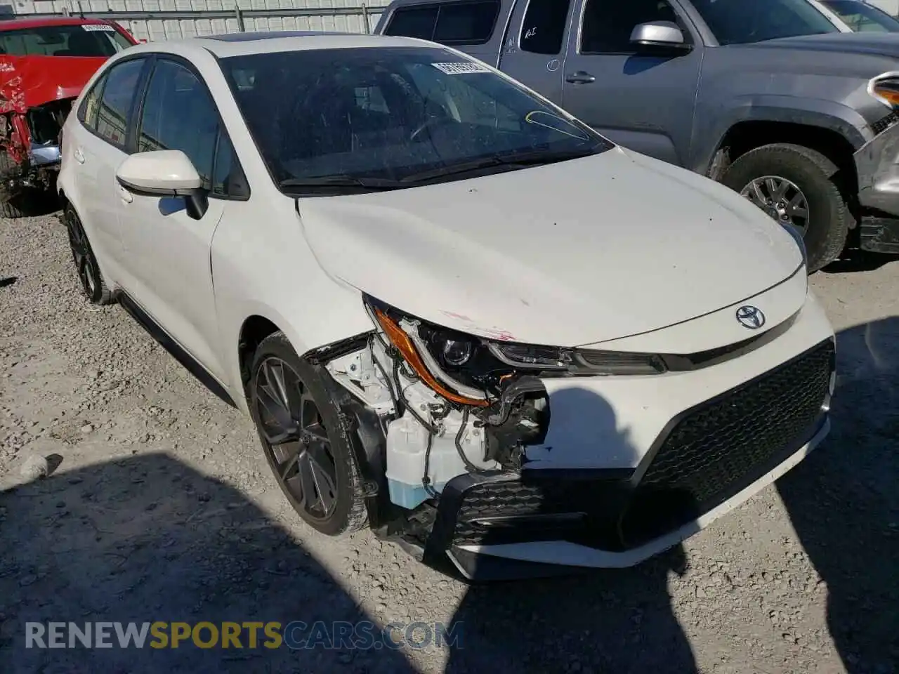 1 Photograph of a damaged car JTDP4RCE3LJ015024 TOYOTA COROLLA 2020