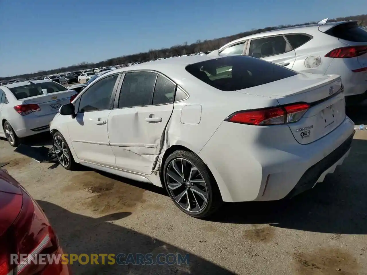 2 Фотография поврежденного автомобиля JTDP4RCE3LJ035421 TOYOTA COROLLA 2020