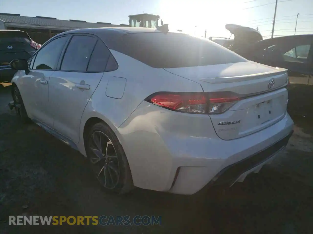 3 Фотография поврежденного автомобиля JTDP4RCE3LJ036410 TOYOTA COROLLA 2020