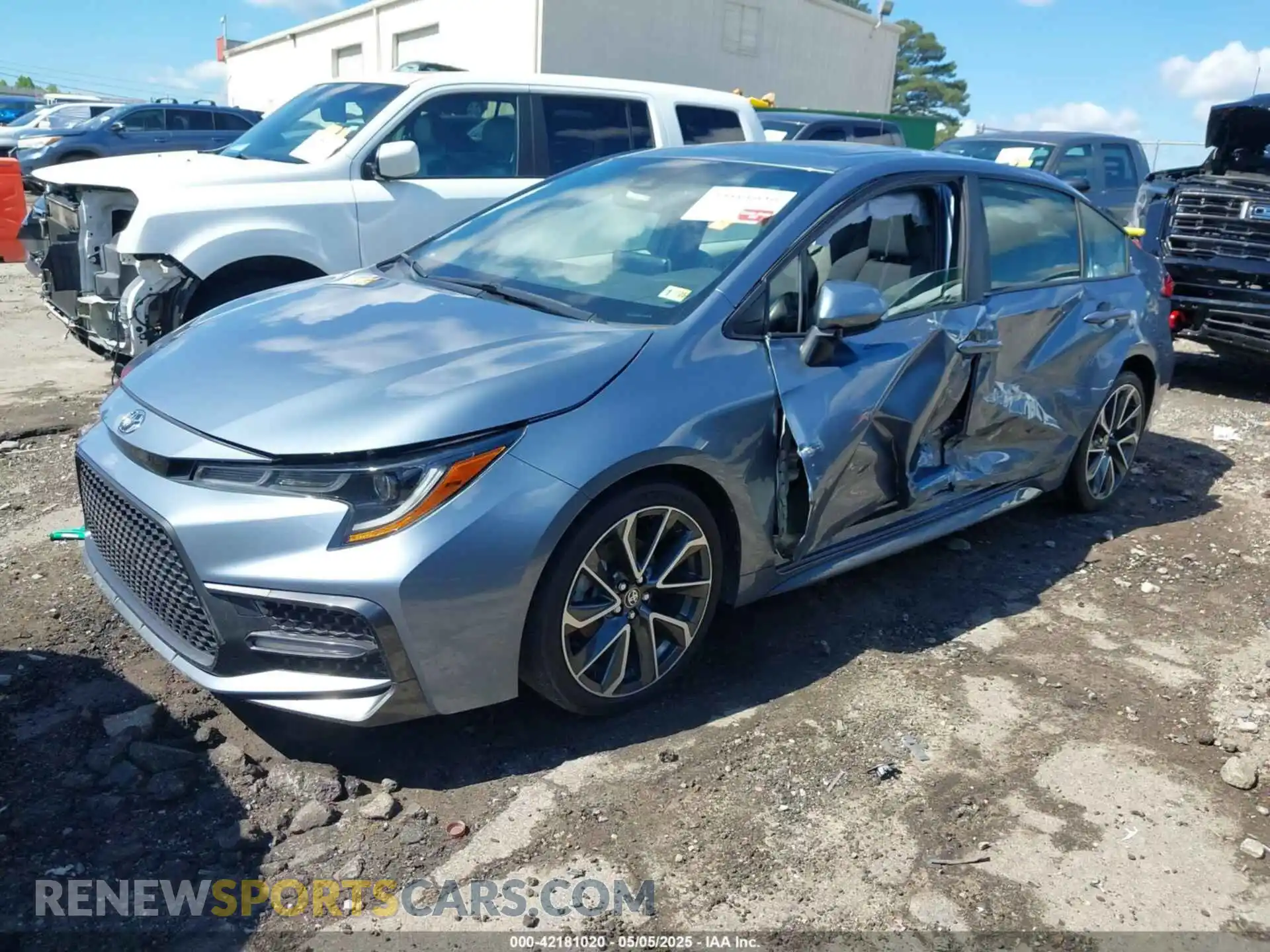 2 Photograph of a damaged car JTDP4RCE3LJ040831 TOYOTA COROLLA 2020