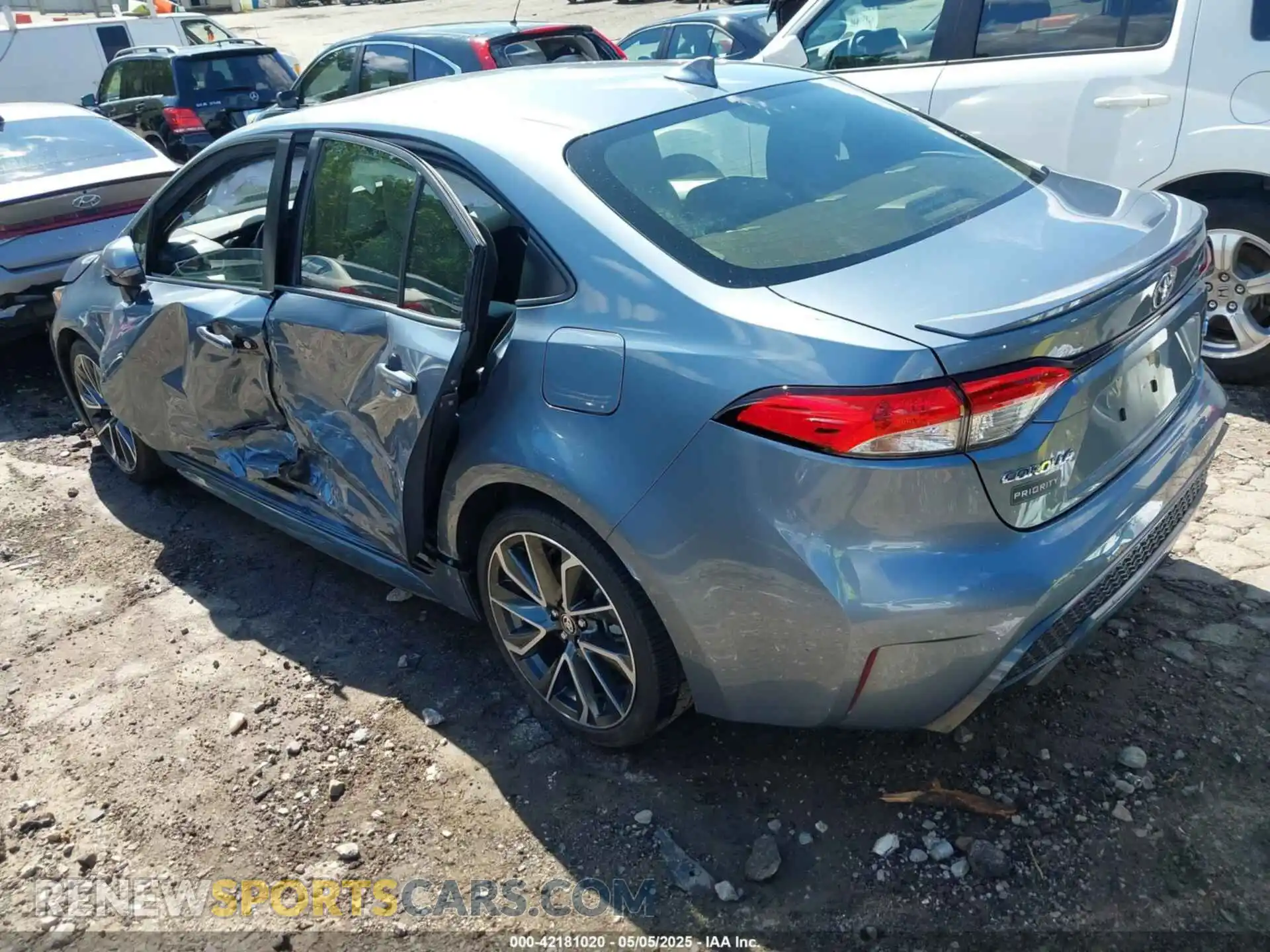 3 Photograph of a damaged car JTDP4RCE3LJ040831 TOYOTA COROLLA 2020