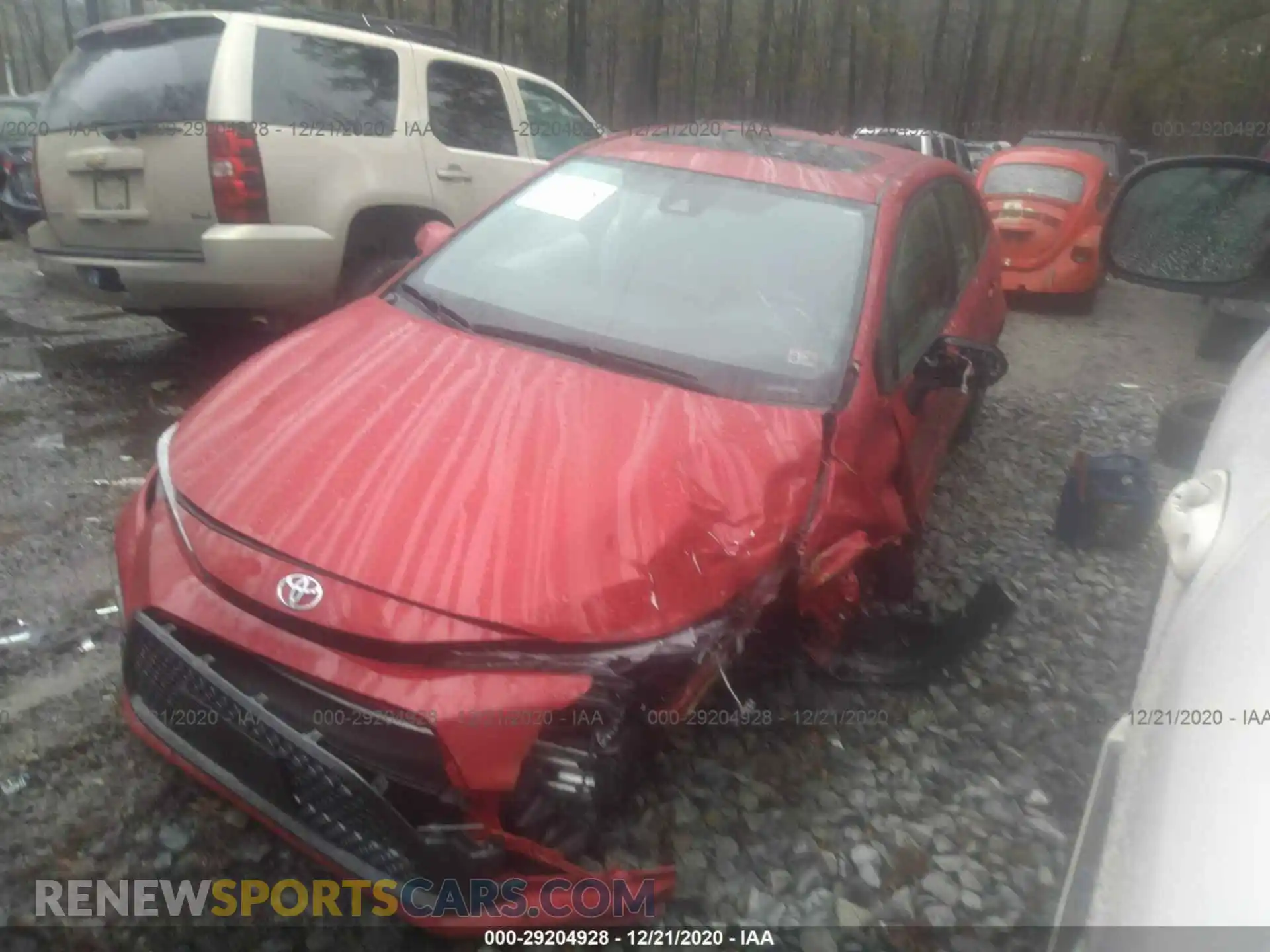 2 Photograph of a damaged car JTDP4RCE4LJ005554 TOYOTA COROLLA 2020