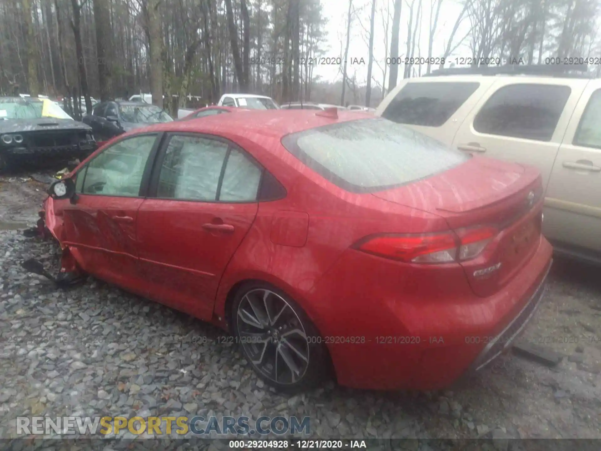 3 Photograph of a damaged car JTDP4RCE4LJ005554 TOYOTA COROLLA 2020