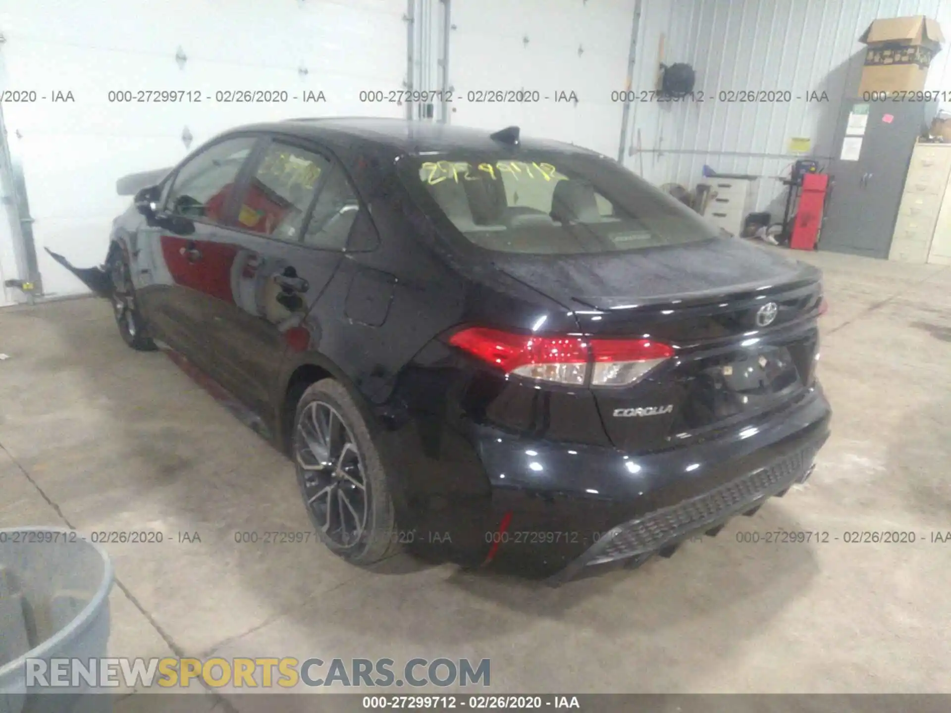 3 Photograph of a damaged car JTDP4RCE4LJ009653 TOYOTA COROLLA 2020