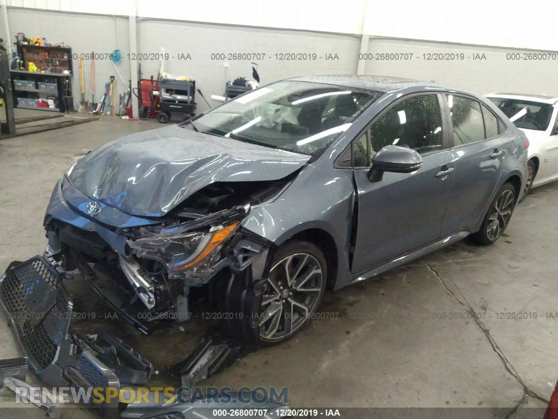 2 Photograph of a damaged car JTDP4RCE4LJ009989 TOYOTA COROLLA 2020