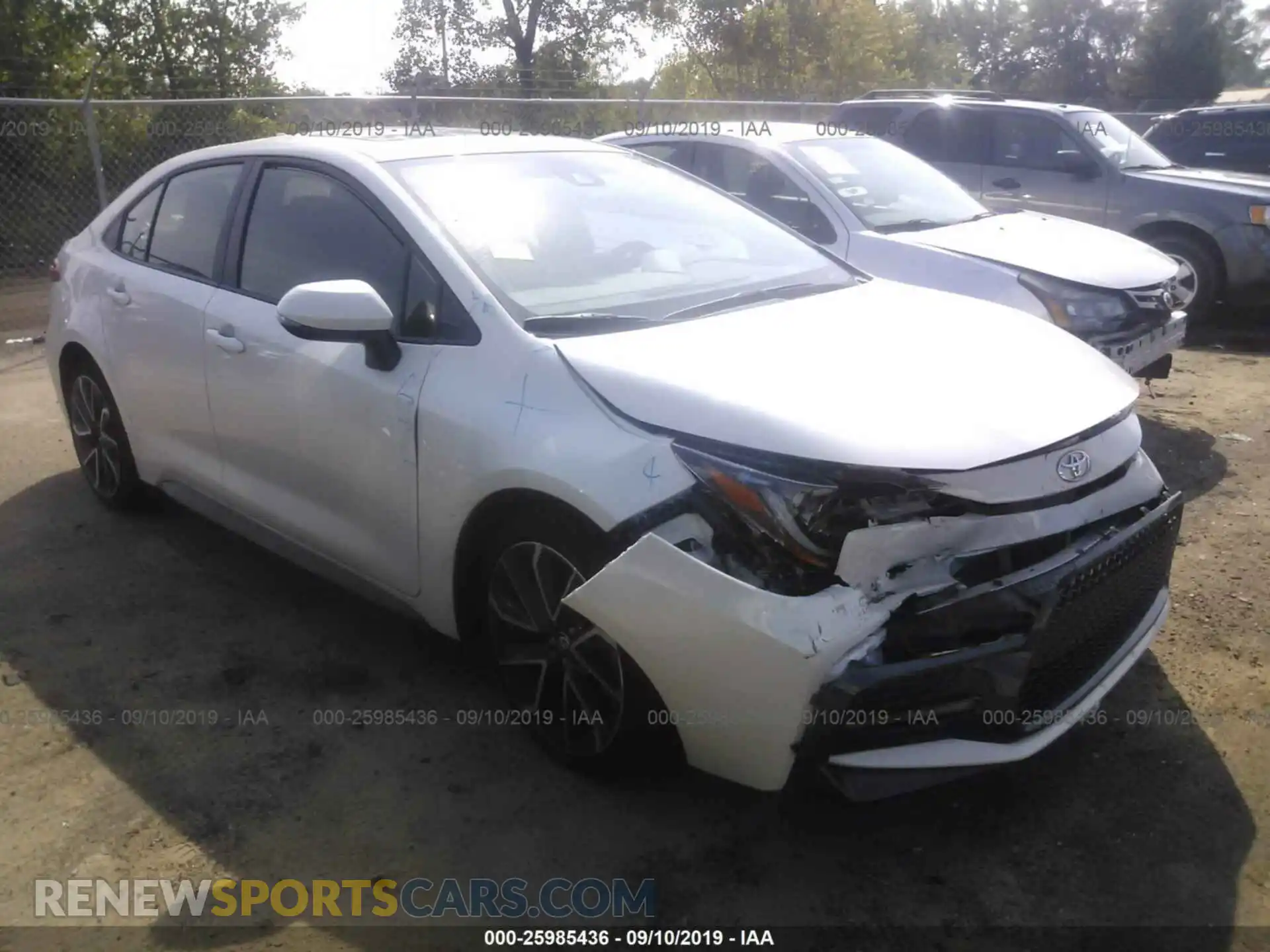 1 Photograph of a damaged car JTDP4RCE4LJ013363 TOYOTA COROLLA 2020