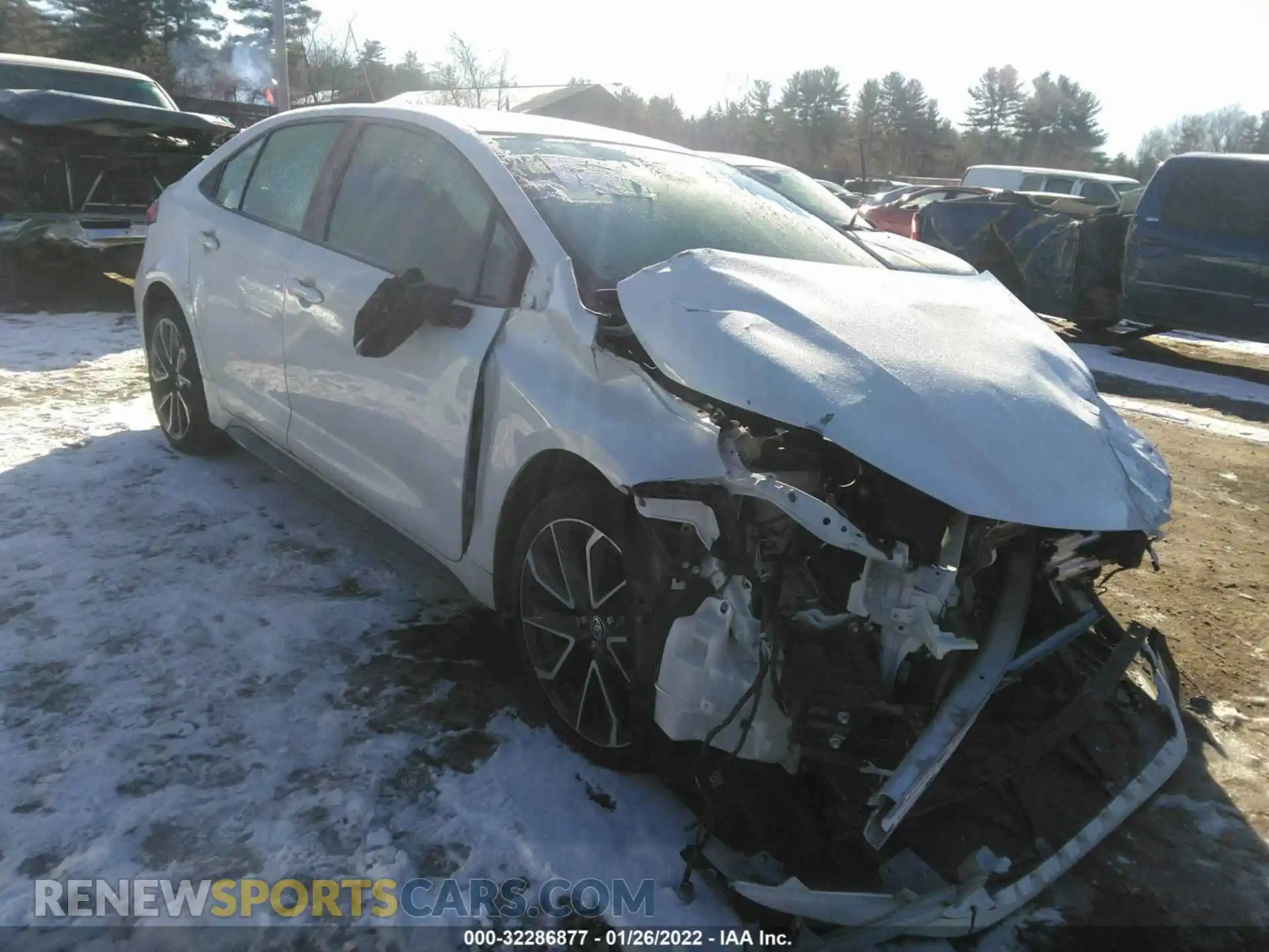 1 Photograph of a damaged car JTDP4RCE4LJ013931 TOYOTA COROLLA 2020