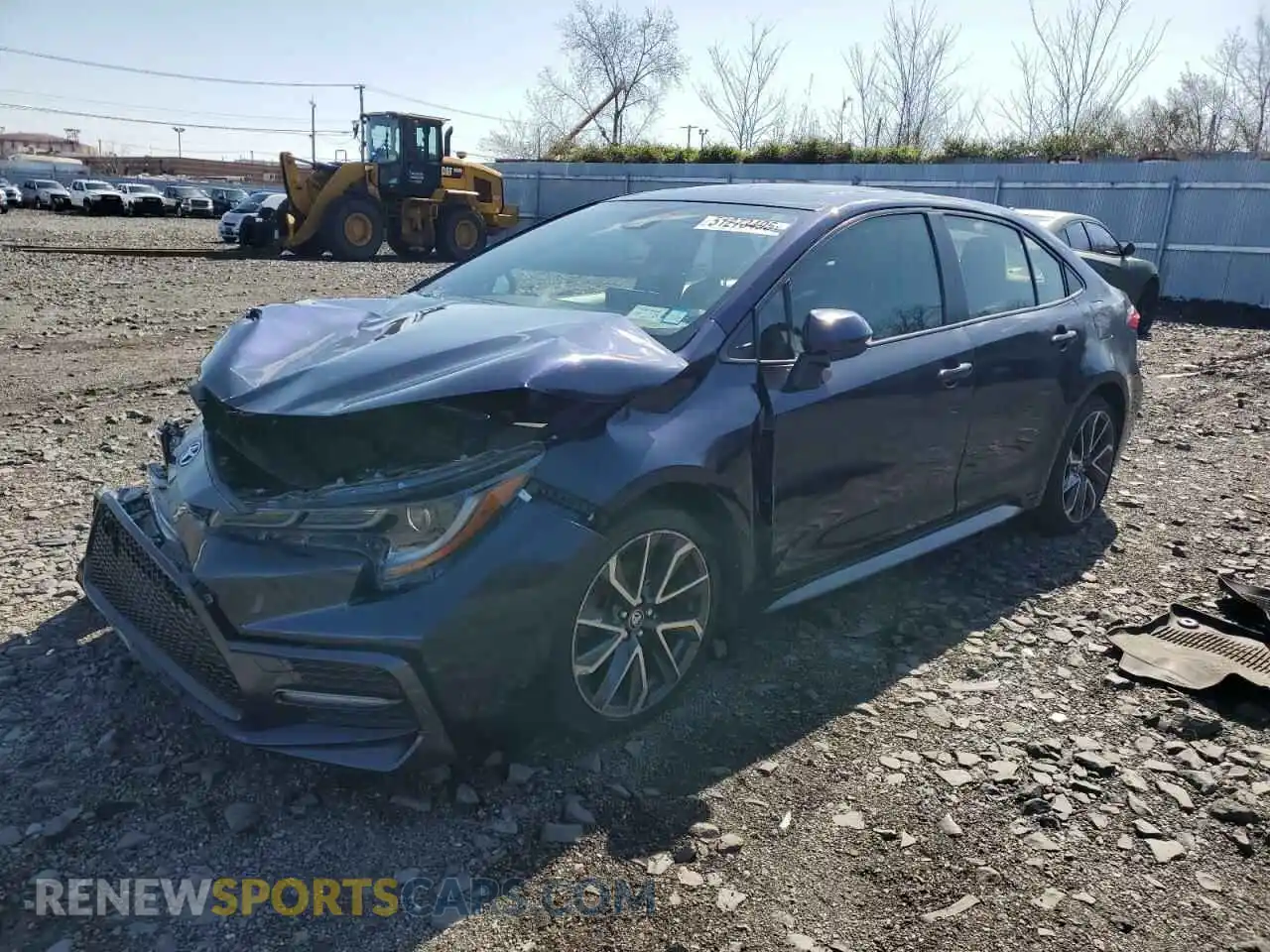 1 Photograph of a damaged car JTDP4RCE4LJ034357 TOYOTA COROLLA 2020