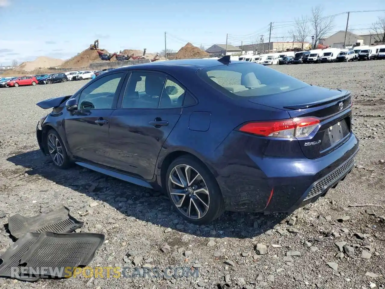 2 Photograph of a damaged car JTDP4RCE4LJ034357 TOYOTA COROLLA 2020