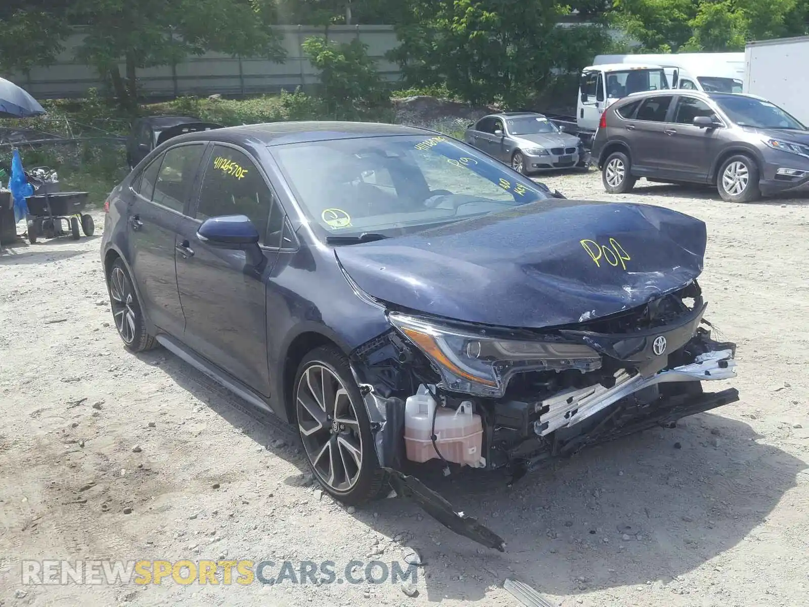 1 Photograph of a damaged car JTDP4RCE5LJ004932 TOYOTA COROLLA 2020