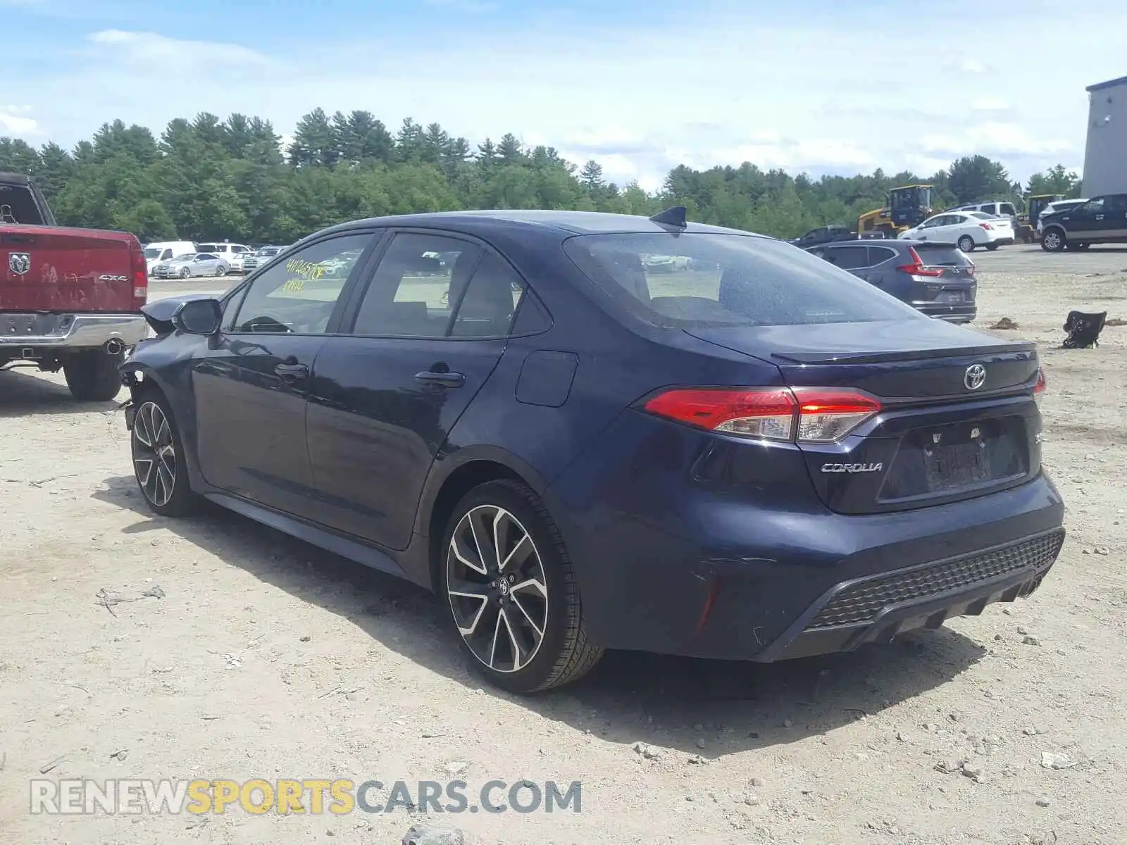 3 Photograph of a damaged car JTDP4RCE5LJ004932 TOYOTA COROLLA 2020