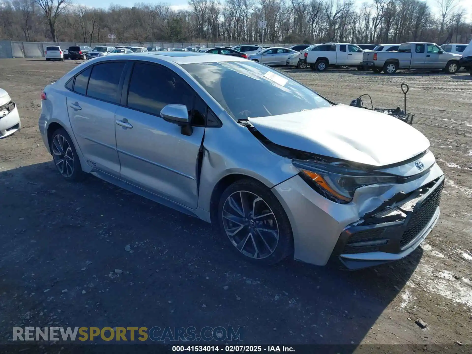 1 Photograph of a damaged car JTDP4RCE5LJ017745 TOYOTA COROLLA 2020