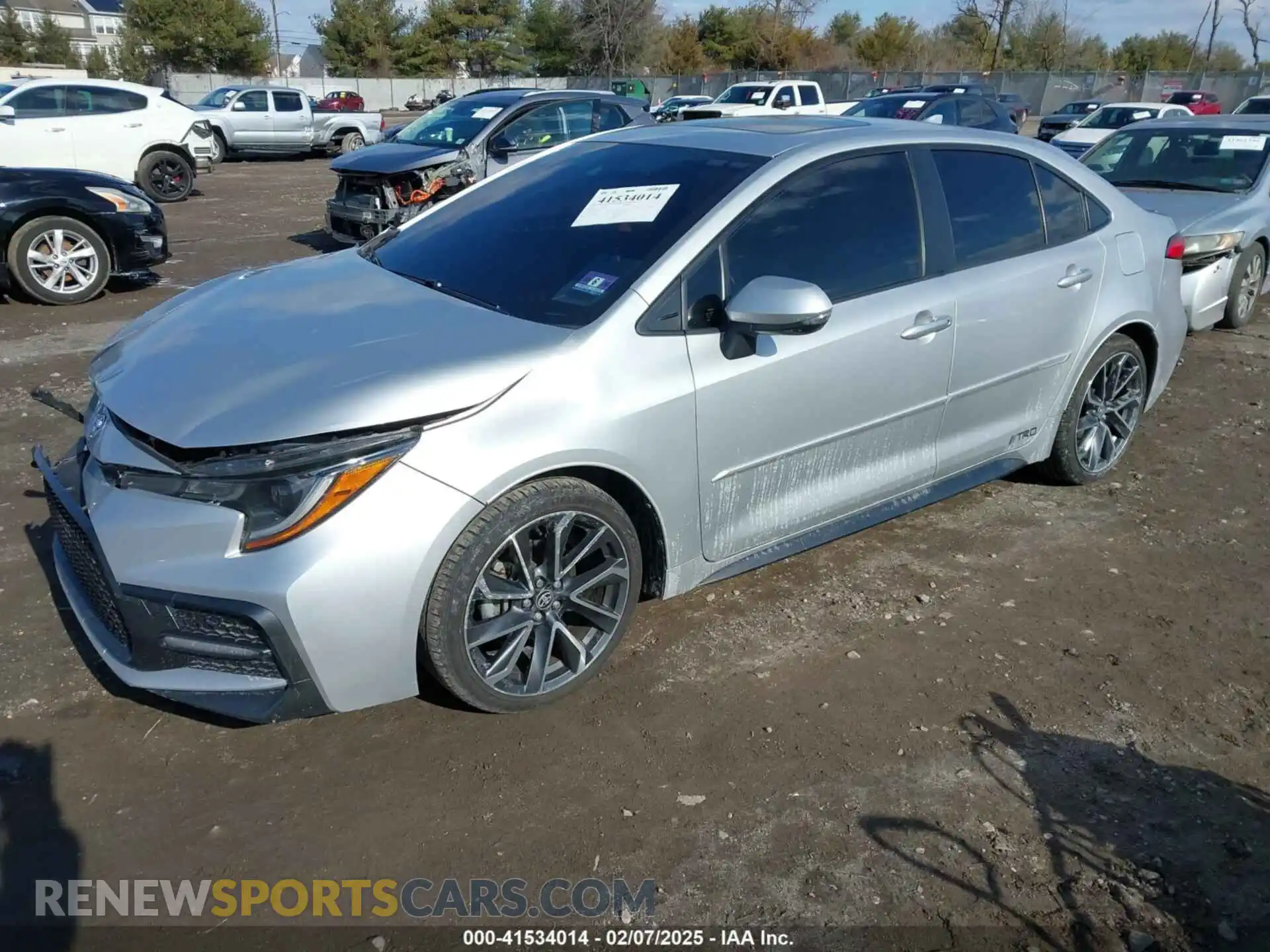 2 Photograph of a damaged car JTDP4RCE5LJ017745 TOYOTA COROLLA 2020