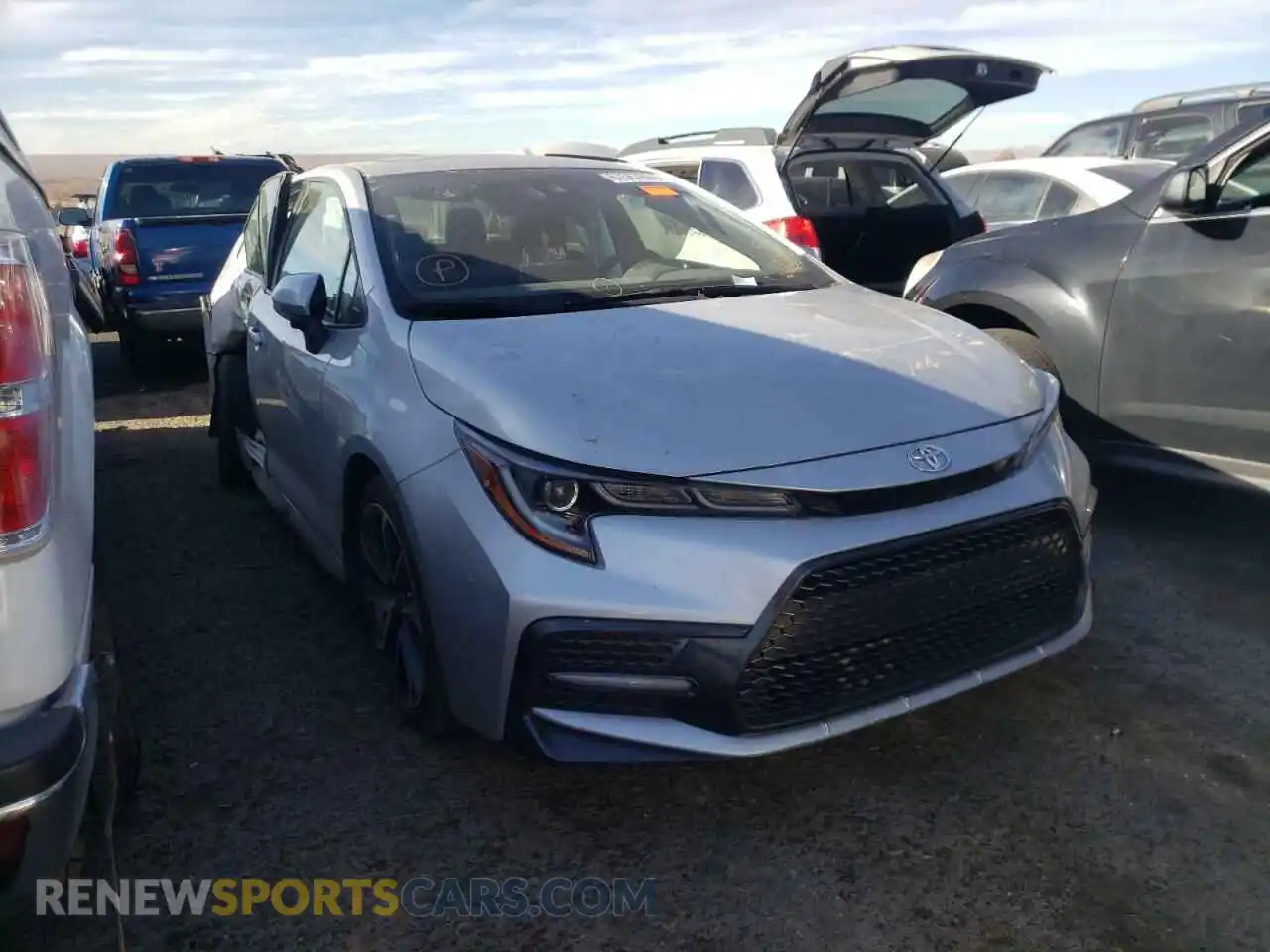 1 Photograph of a damaged car JTDP4RCE5LJ020144 TOYOTA COROLLA 2020