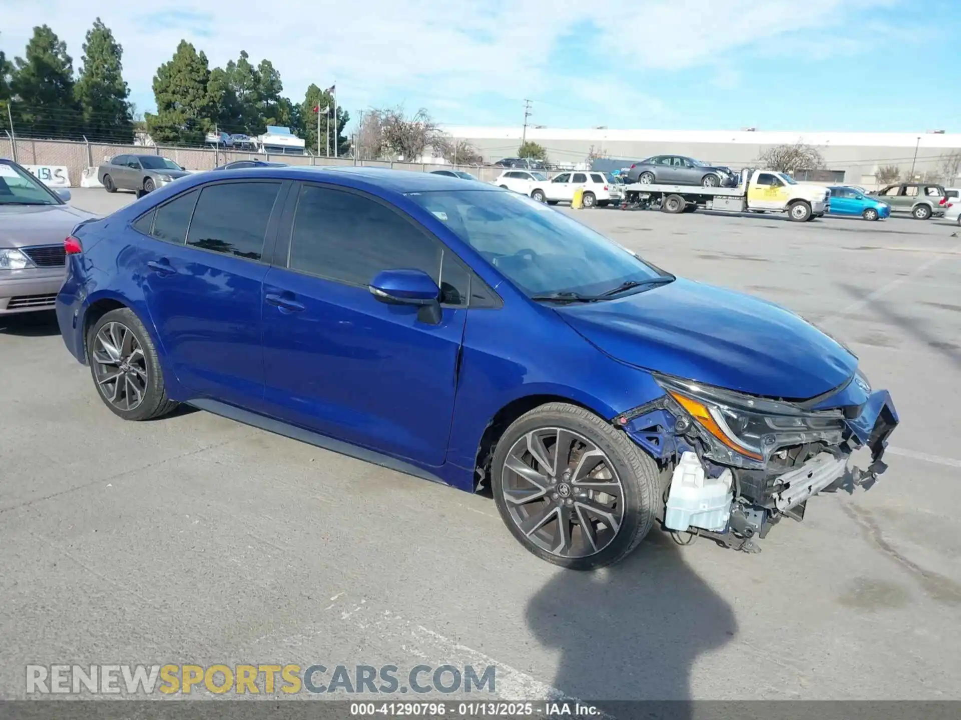 1 Photograph of a damaged car JTDP4RCE5LJ028518 TOYOTA COROLLA 2020