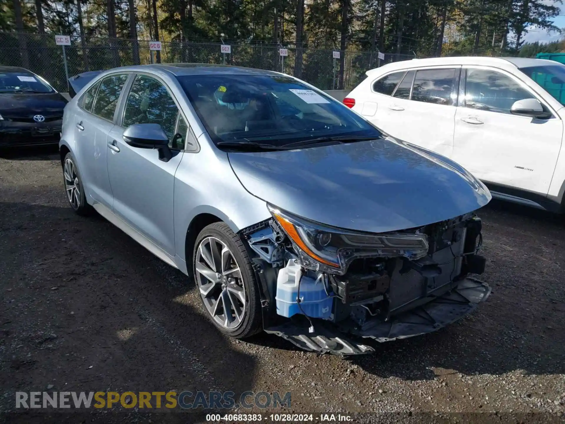 1 Photograph of a damaged car JTDP4RCE5LJ035727 TOYOTA COROLLA 2020