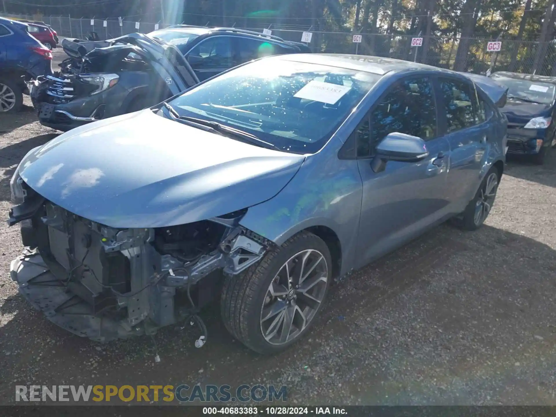 2 Photograph of a damaged car JTDP4RCE5LJ035727 TOYOTA COROLLA 2020