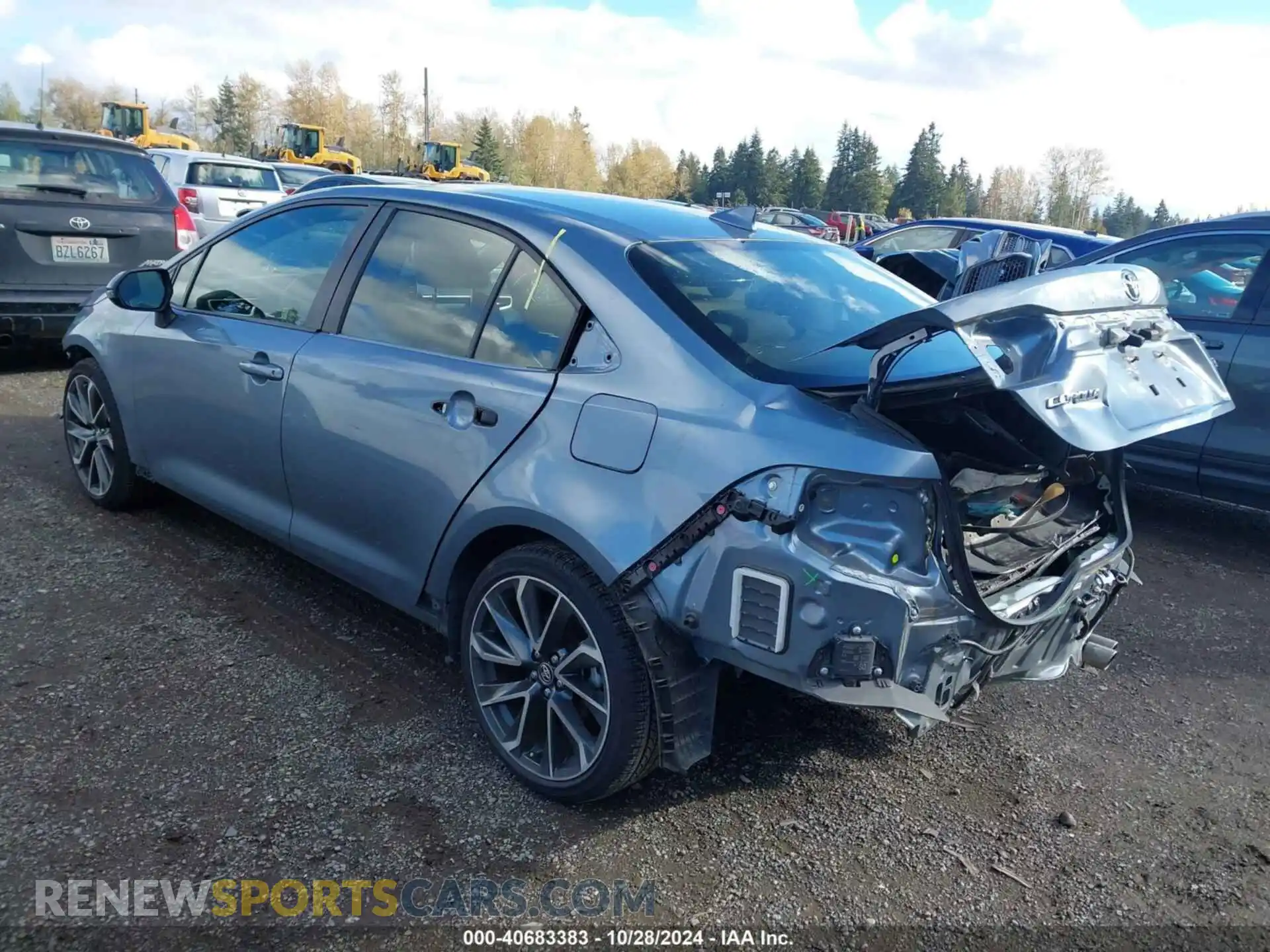 3 Photograph of a damaged car JTDP4RCE5LJ035727 TOYOTA COROLLA 2020