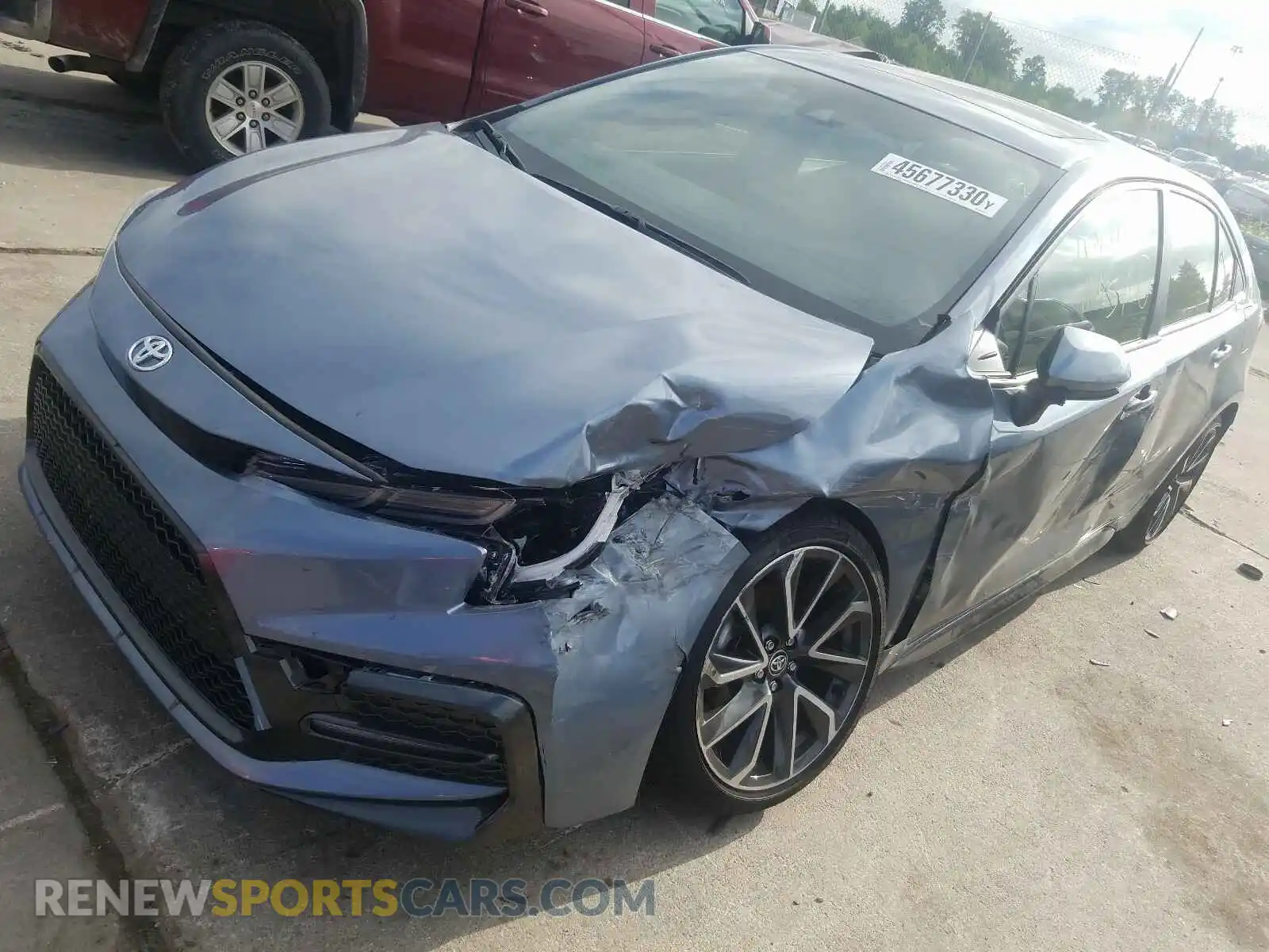 2 Photograph of a damaged car JTDP4RCE5LJ052172 TOYOTA COROLLA 2020
