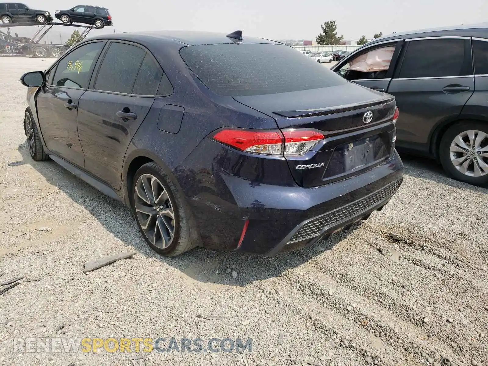 3 Photograph of a damaged car JTDP4RCE6LJ000887 TOYOTA COROLLA 2020