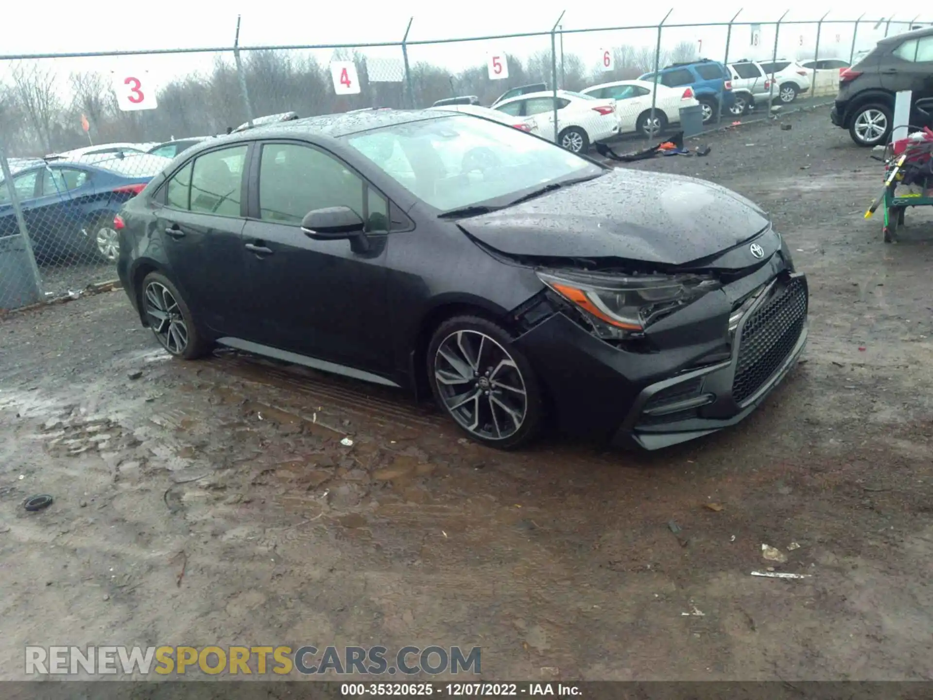 1 Photograph of a damaged car JTDP4RCE6LJ008245 TOYOTA COROLLA 2020