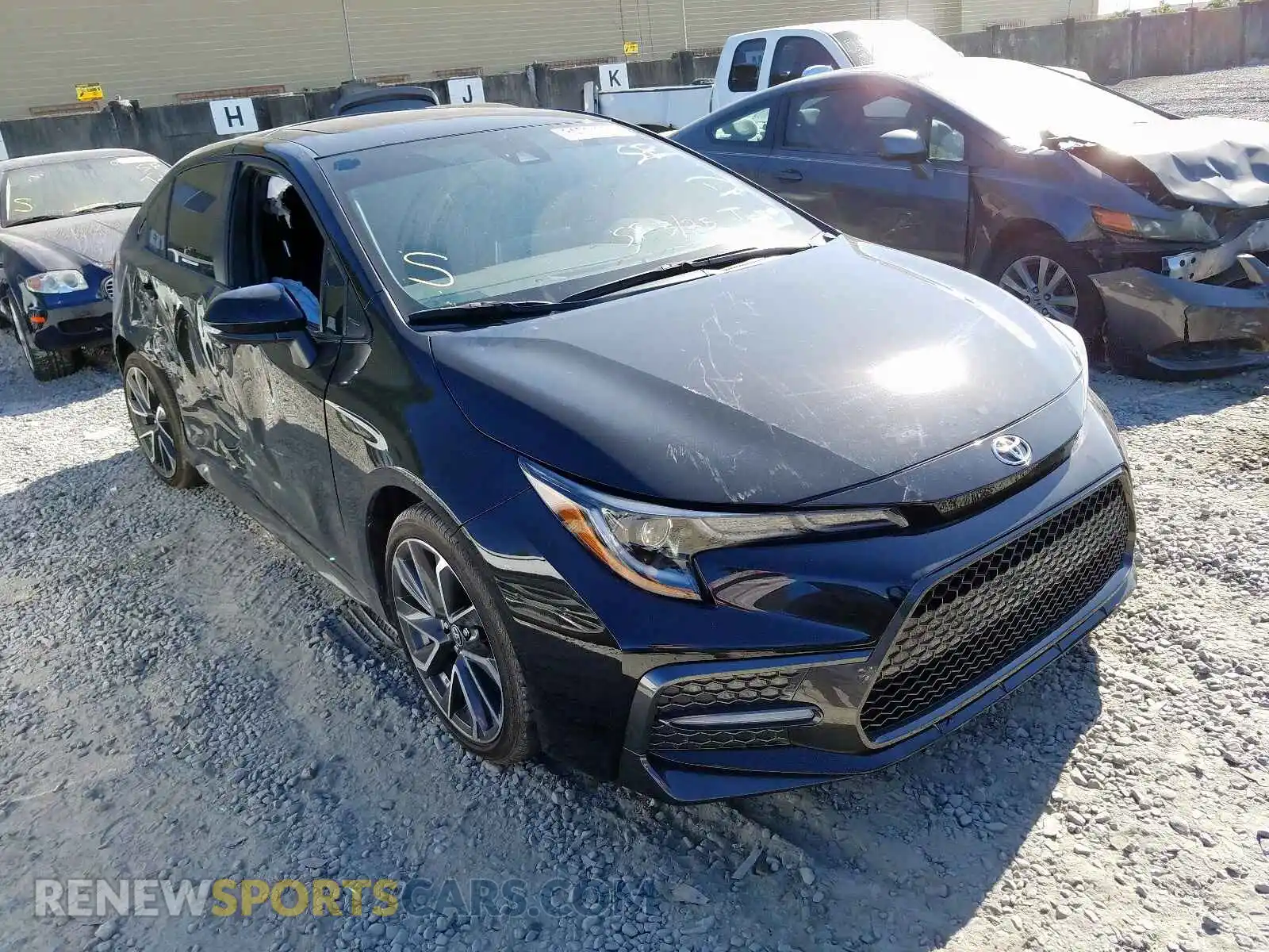 1 Photograph of a damaged car JTDP4RCE6LJ017625 TOYOTA COROLLA 2020