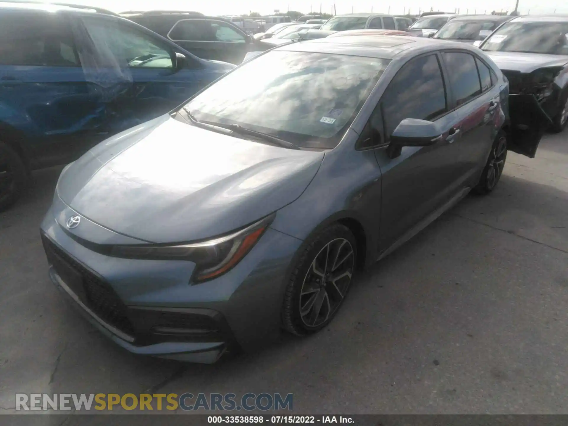 2 Photograph of a damaged car JTDP4RCE6LJ030908 TOYOTA COROLLA 2020