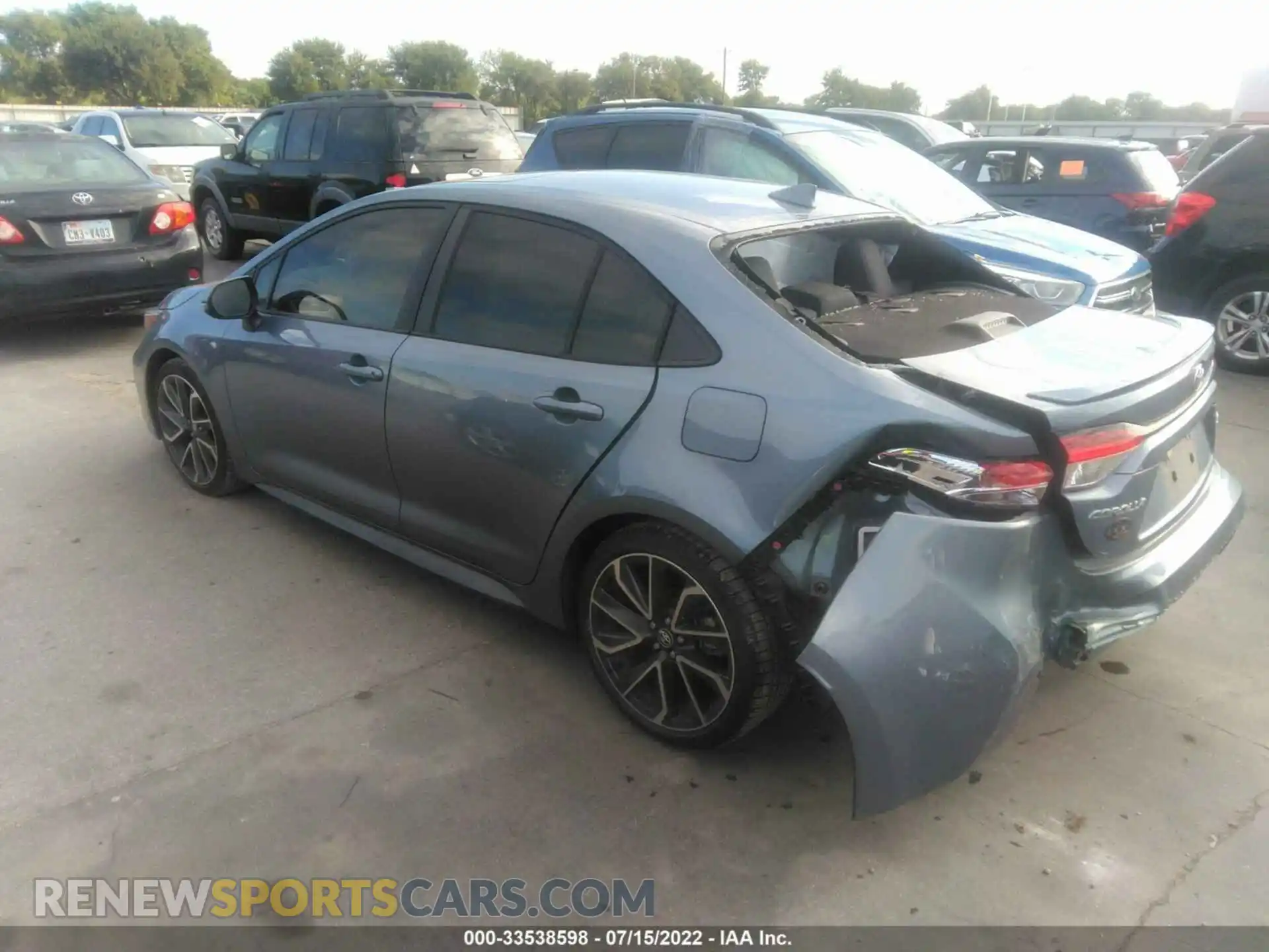 3 Photograph of a damaged car JTDP4RCE6LJ030908 TOYOTA COROLLA 2020
