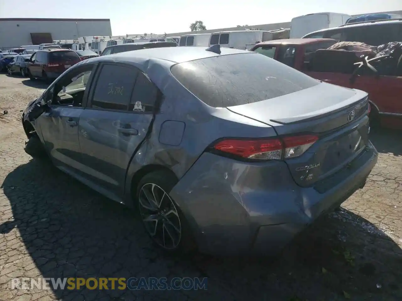 3 Photograph of a damaged car JTDP4RCE6LJ053069 TOYOTA COROLLA 2020