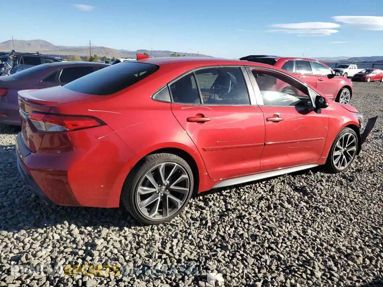 3 Photograph of a damaged car JTDP4RCE7LJ000803 TOYOTA COROLLA 2020